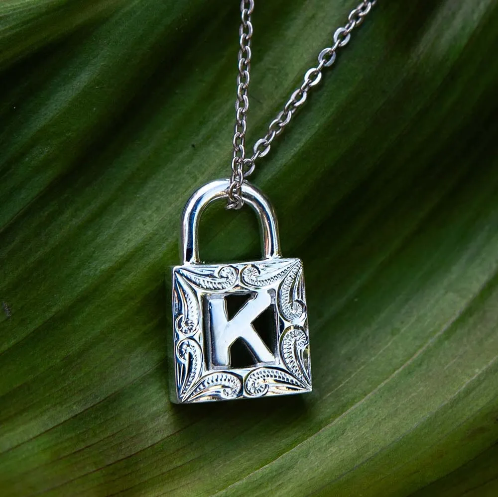 Koa Lock Pendant