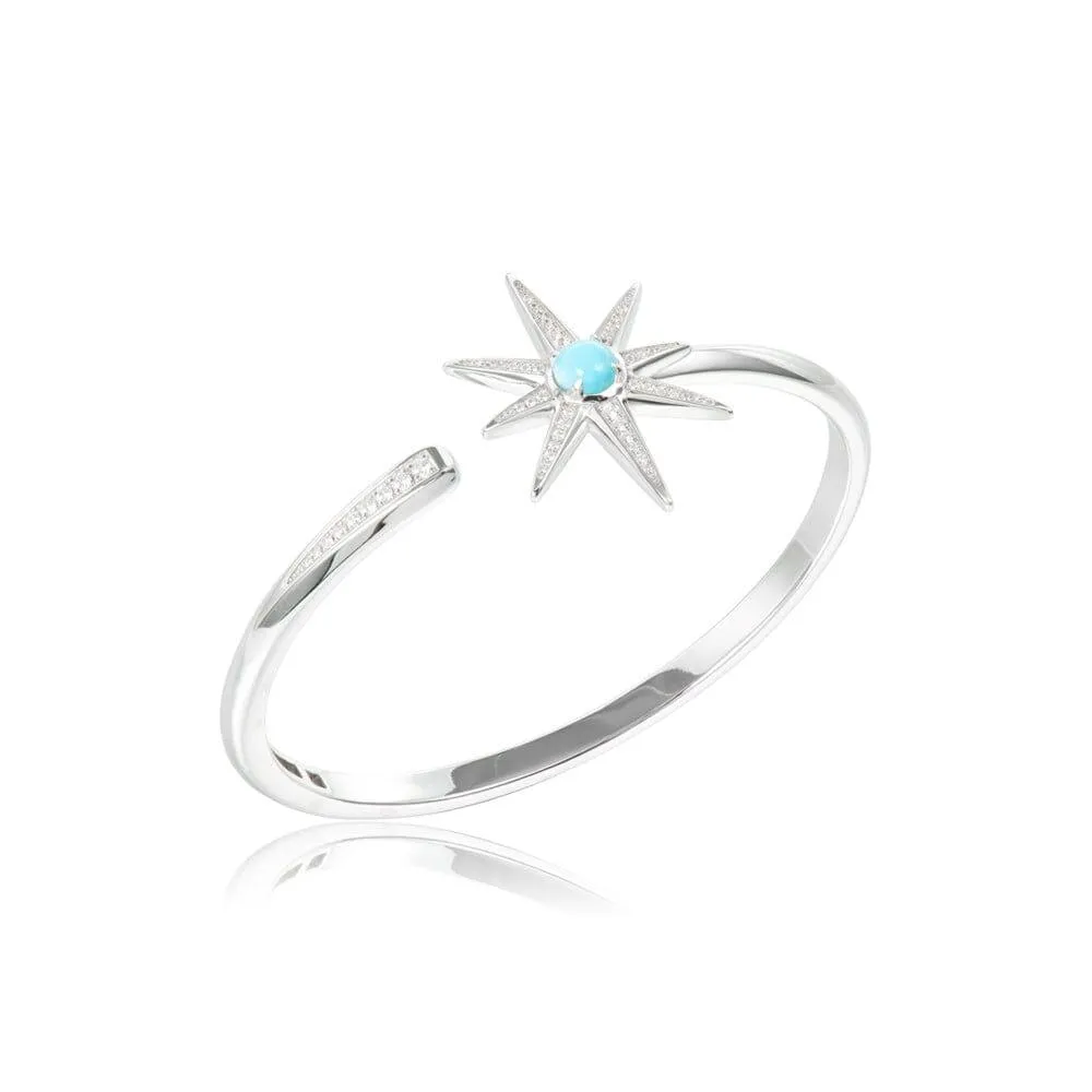 Larimar Shining Star Bangle