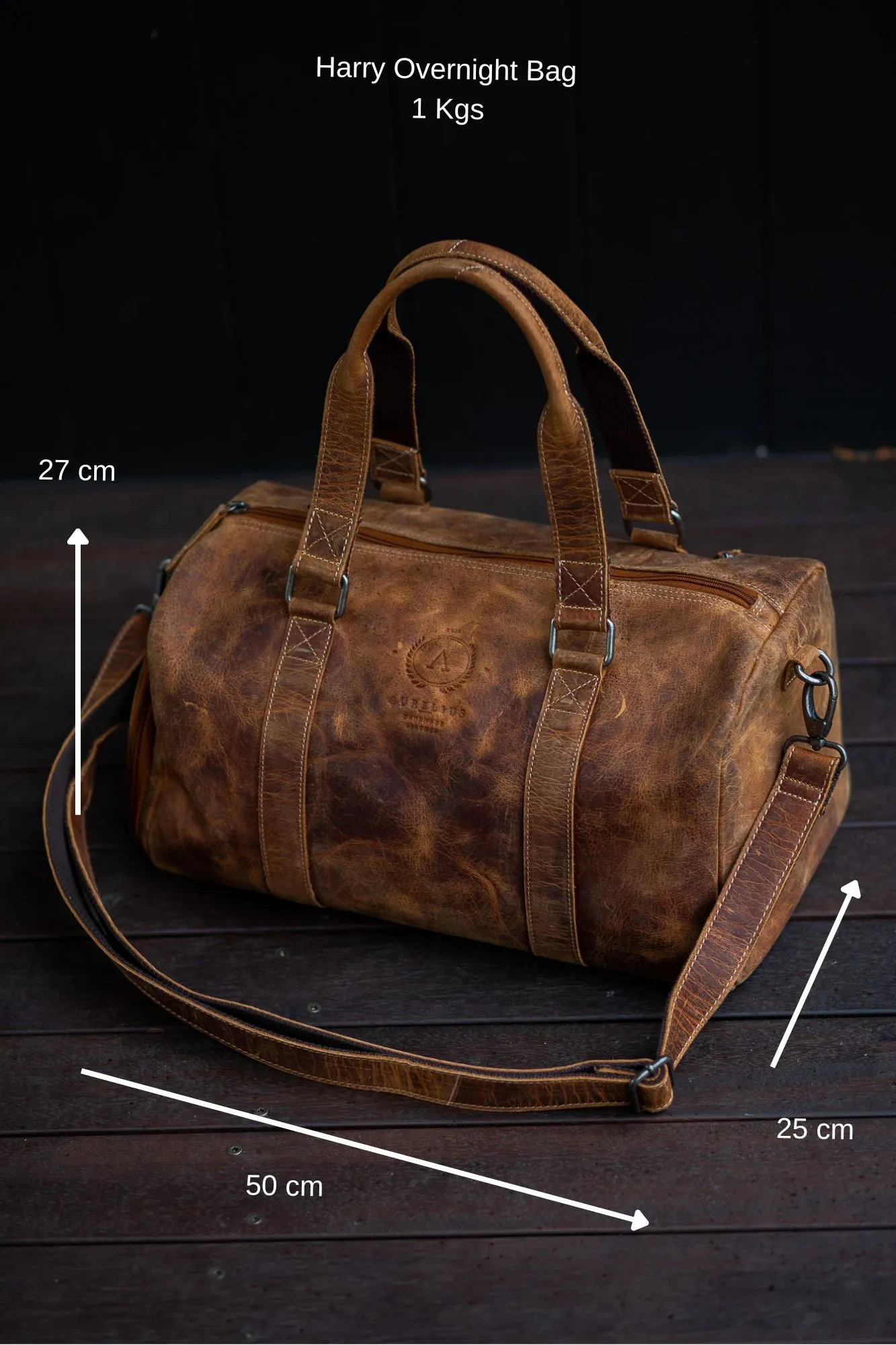 Leather Harry Overnight Bag