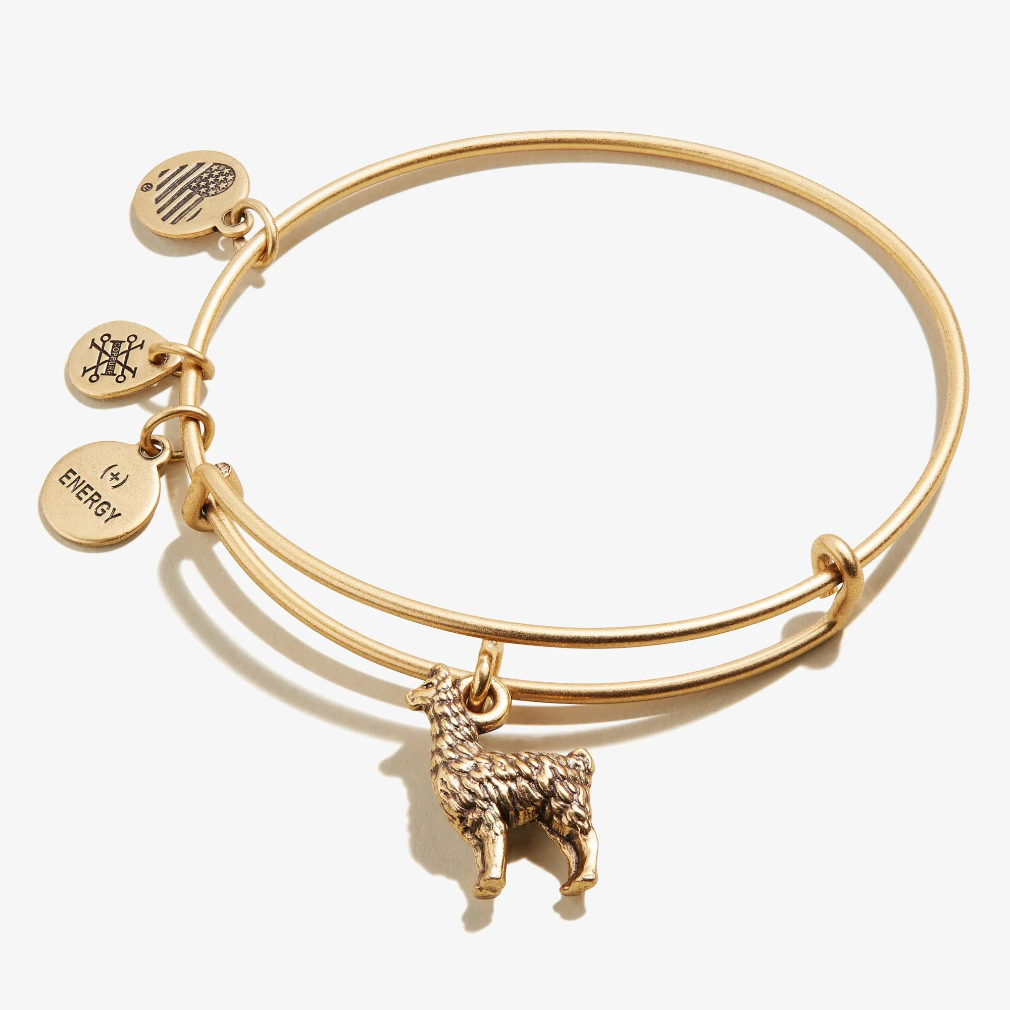 Llama Charm Bangle