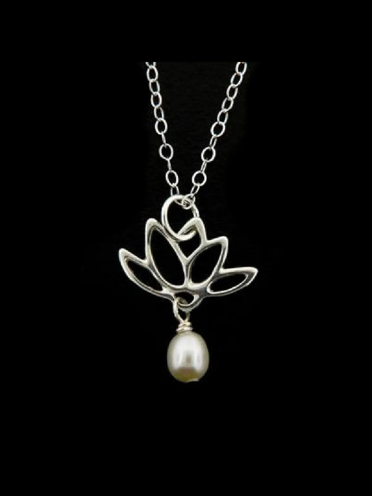 Lotus Drop Necklace