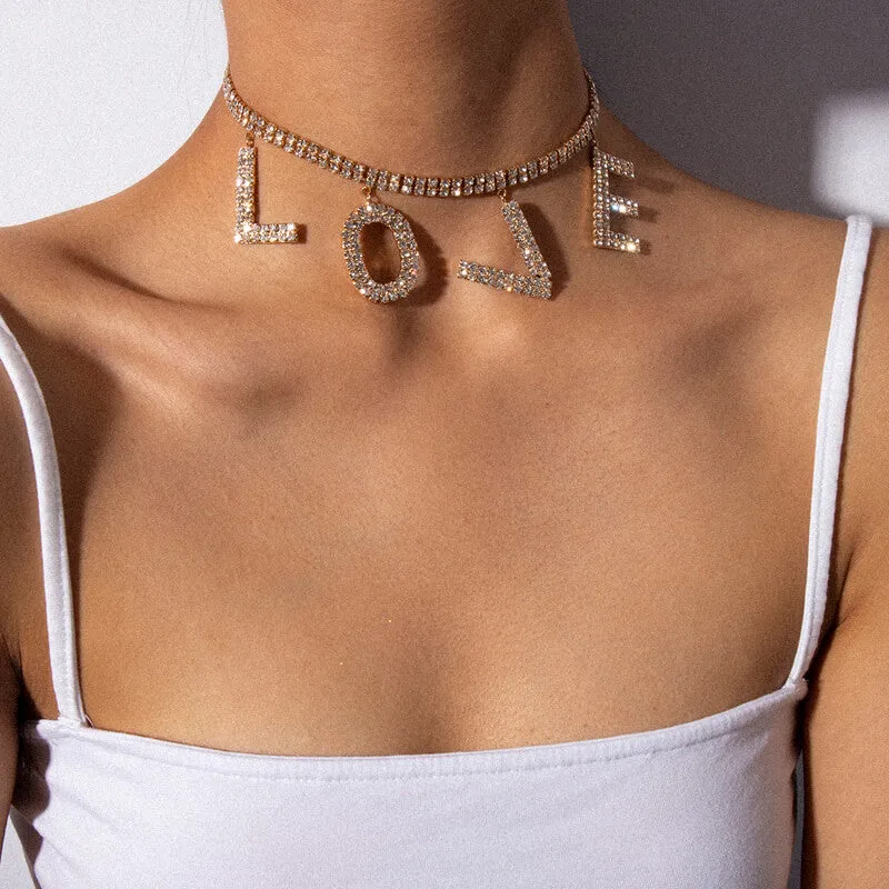 ''LOVE'' CHOKER BY13020