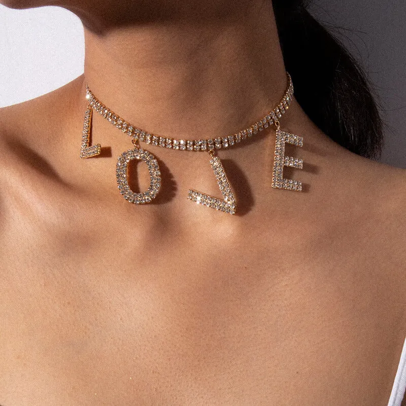 ''LOVE'' CHOKER BY13020