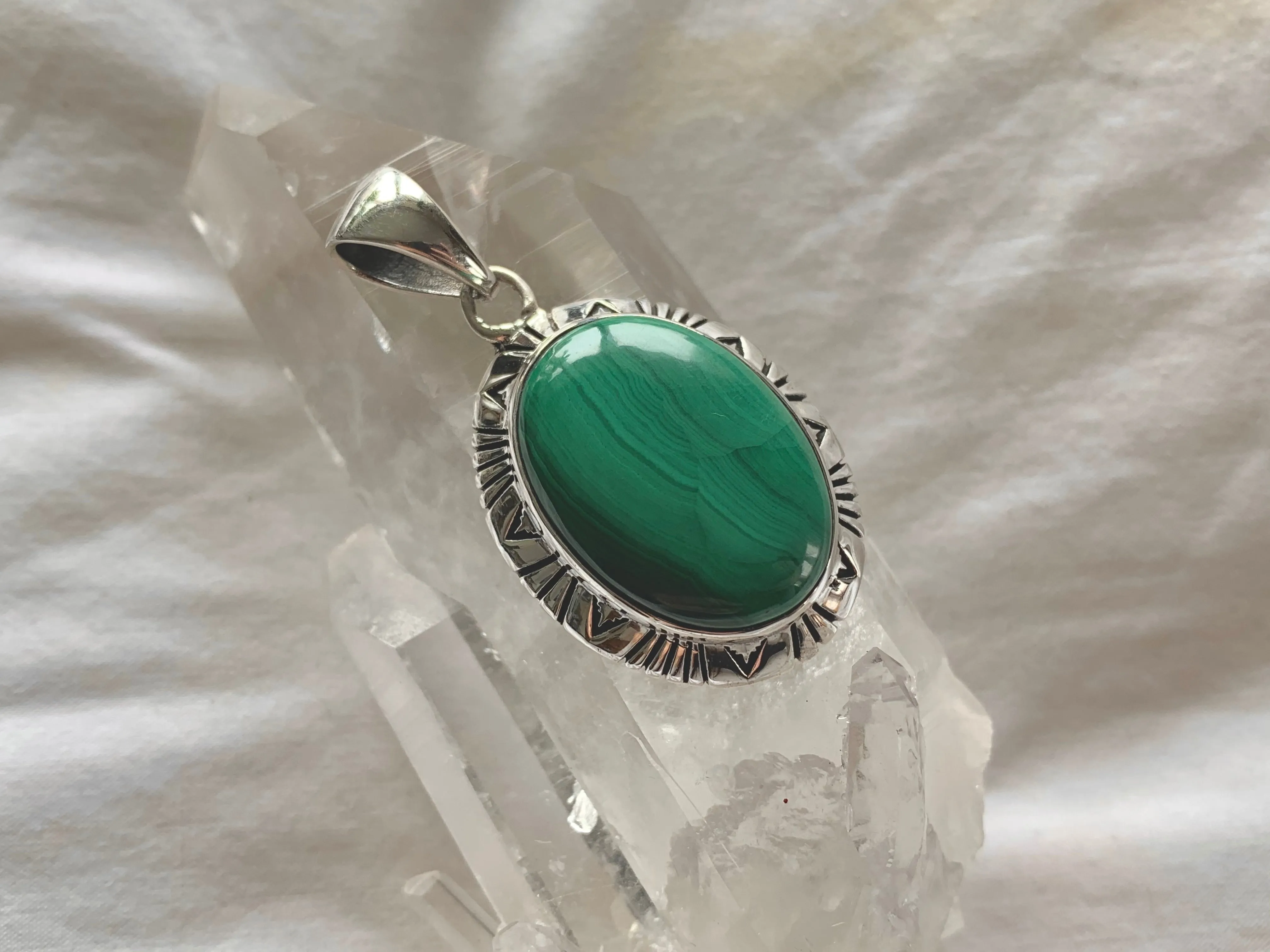 Malachite Eydis Pendant