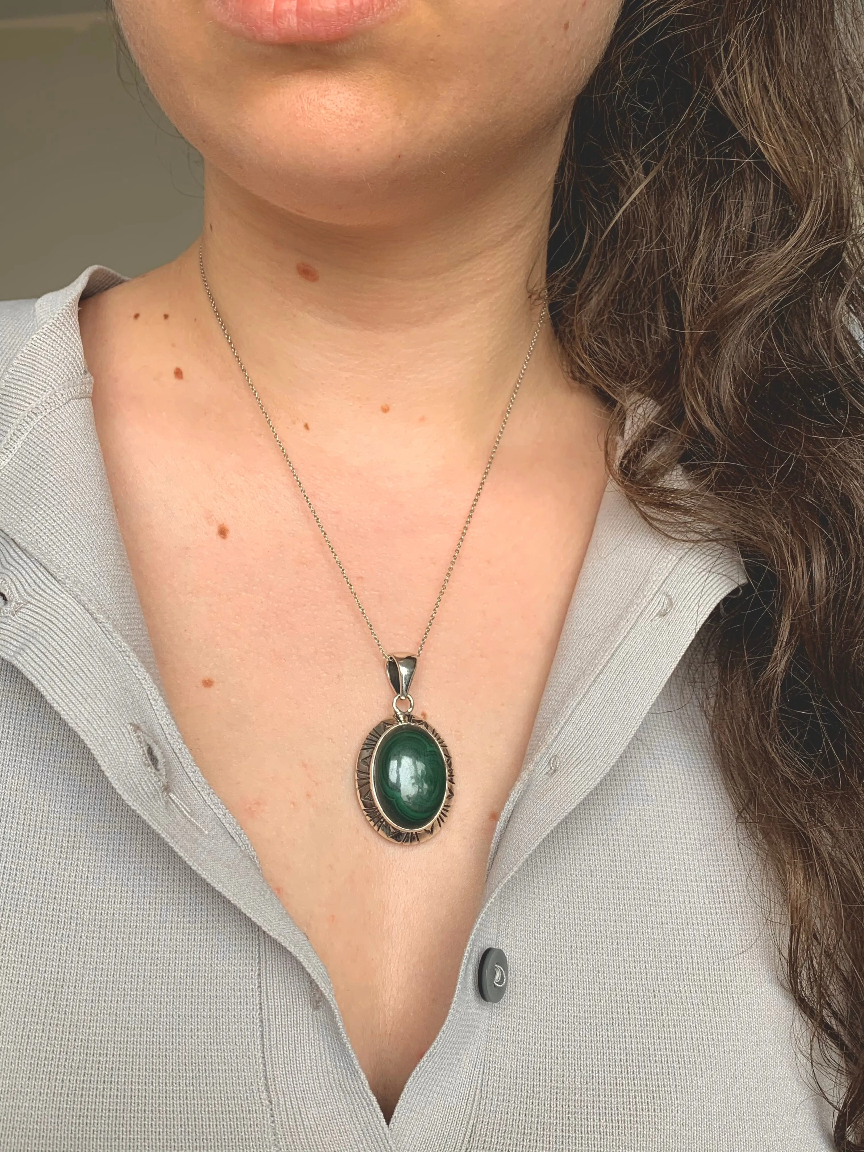 Malachite Eydis Pendant