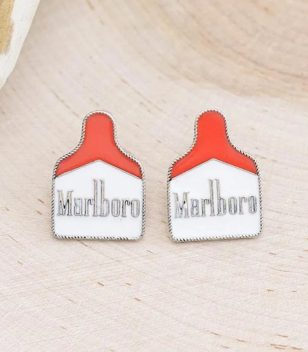 Marlboro earrings