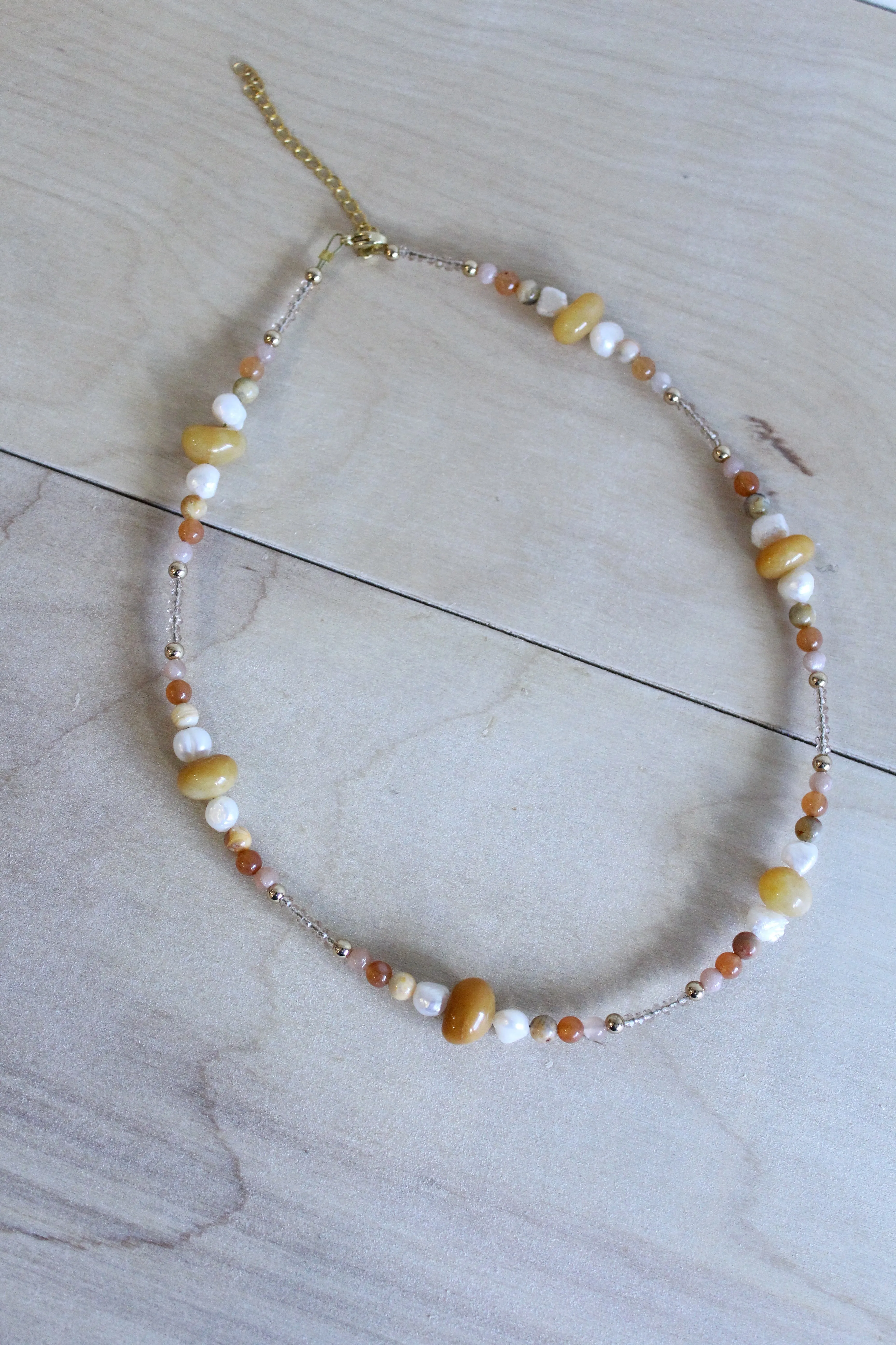 Mixed Gemstone Choker Necklace by Studio Thorne