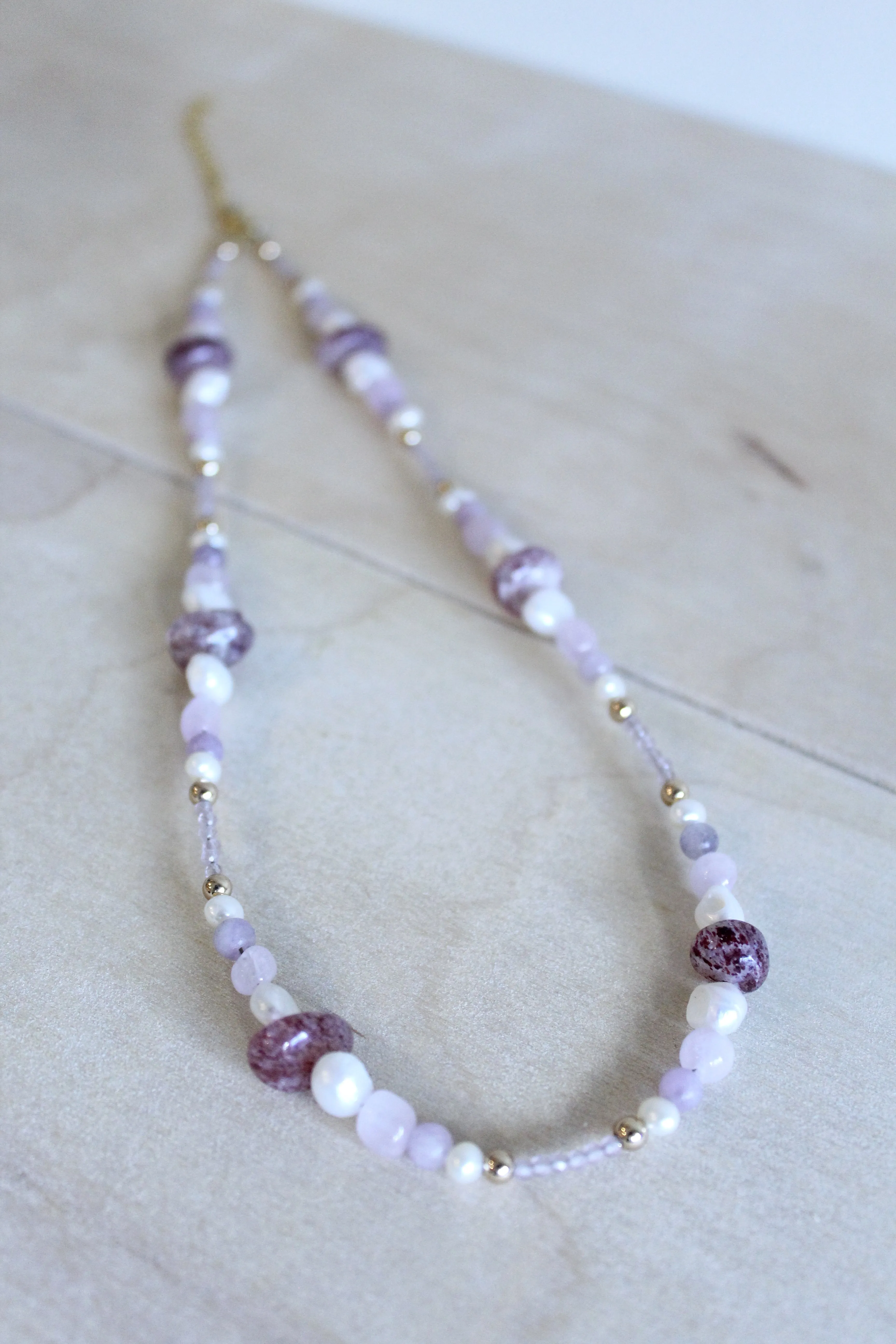 Mixed Gemstone Choker Necklace by Studio Thorne