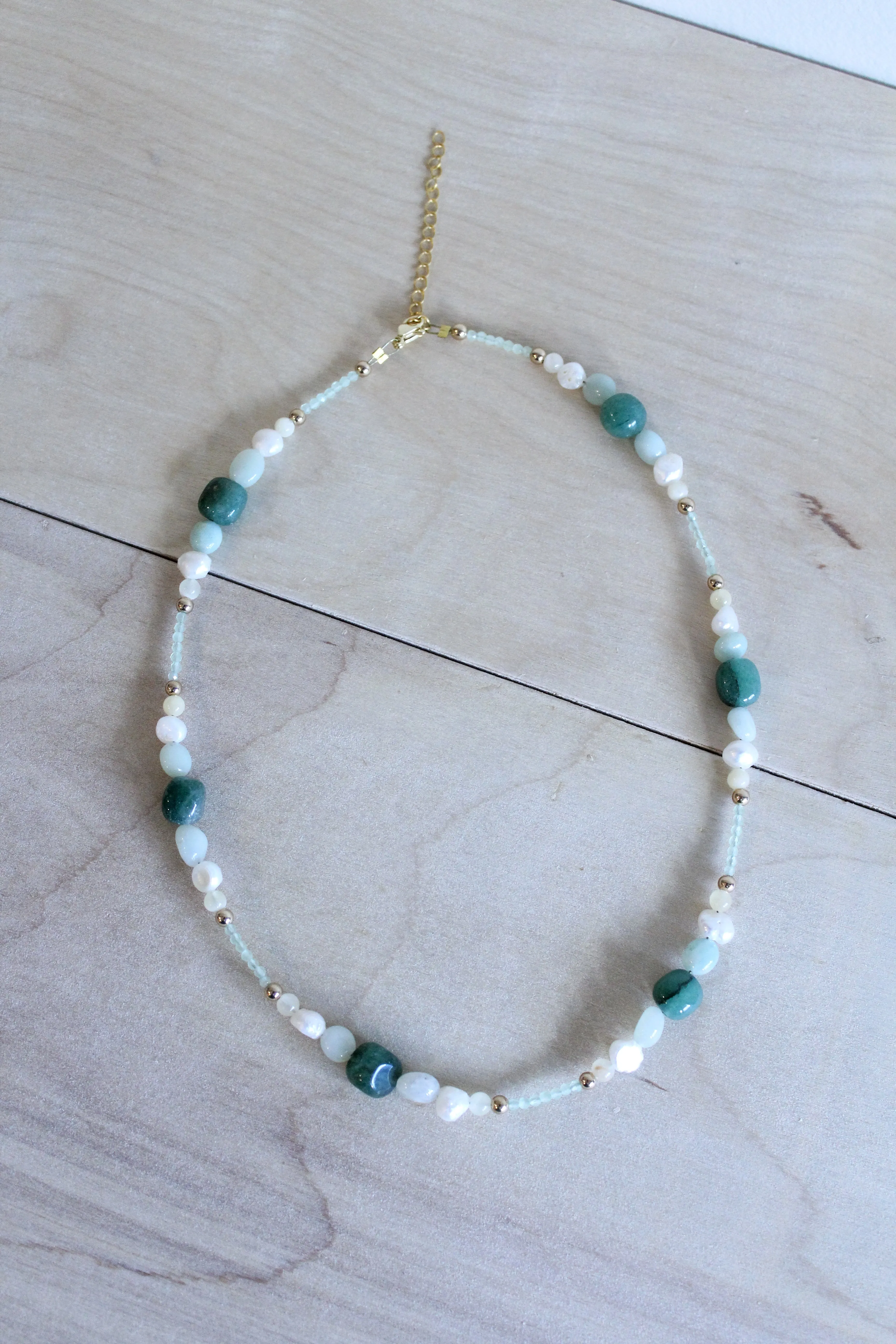 Mixed Gemstone Choker Necklace by Studio Thorne