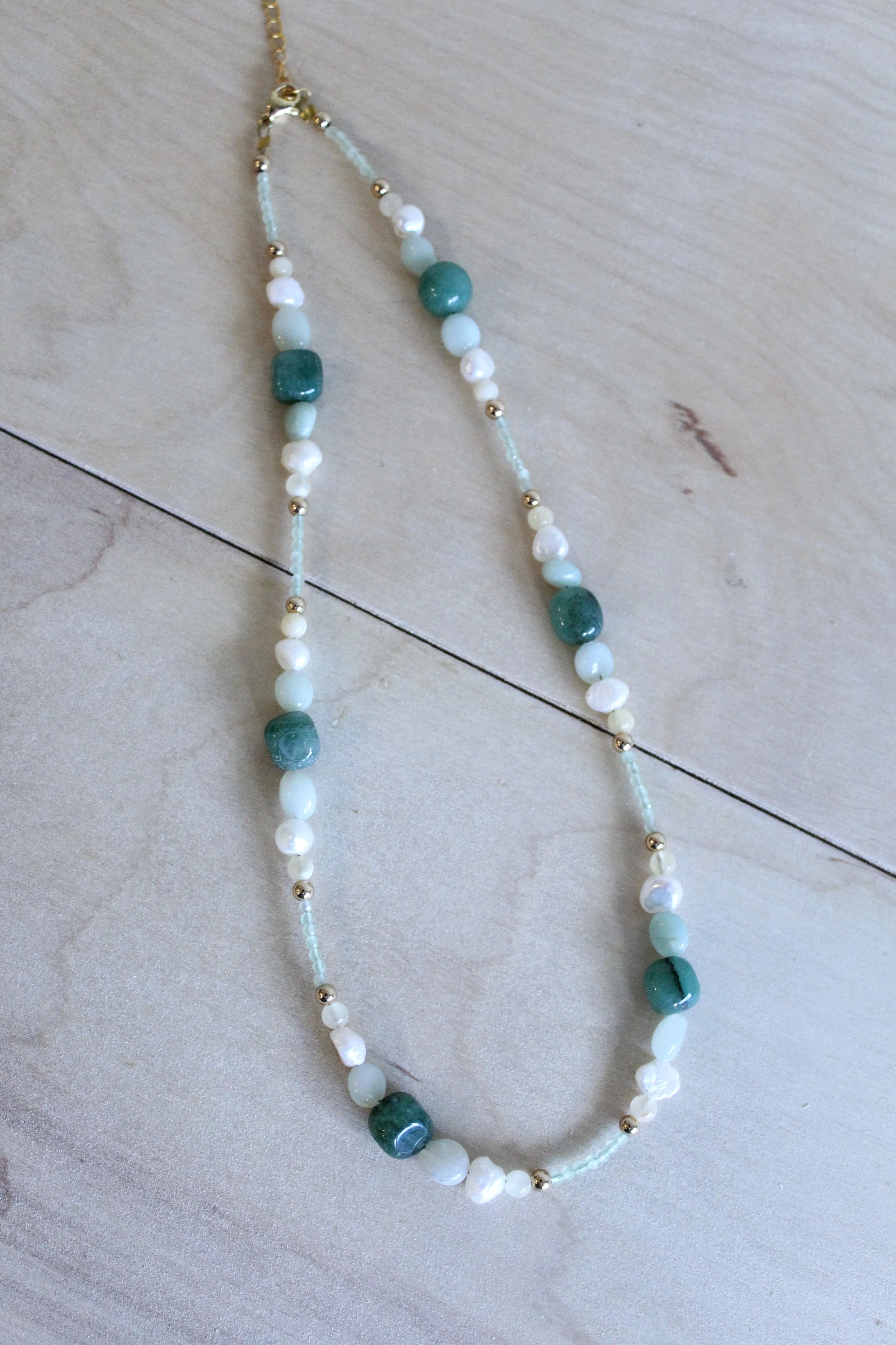 Mixed Gemstone Choker Necklace by Studio Thorne