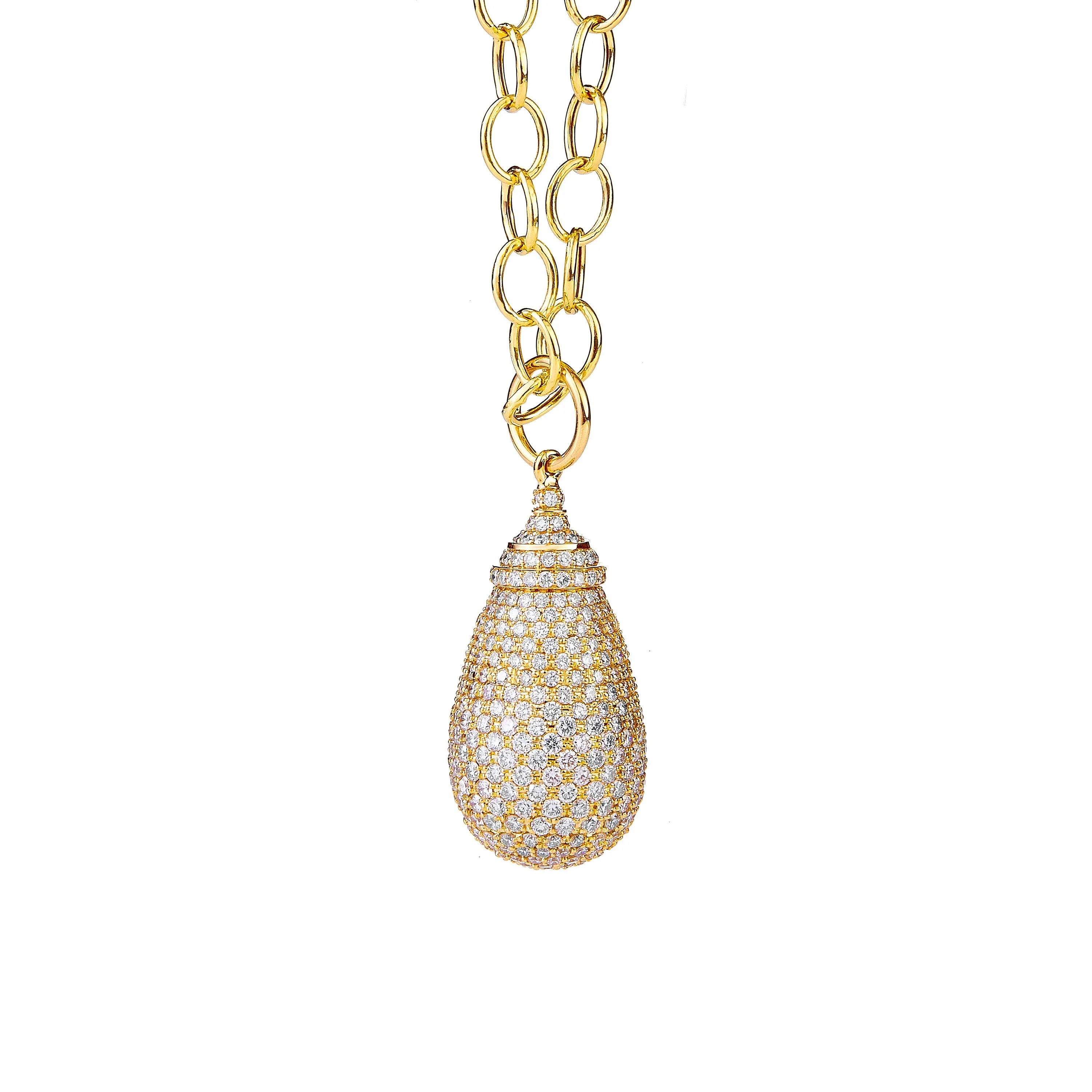 Mogul Drop Diamond Pendant