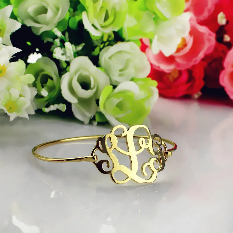 Monogram Bangle Bracelet