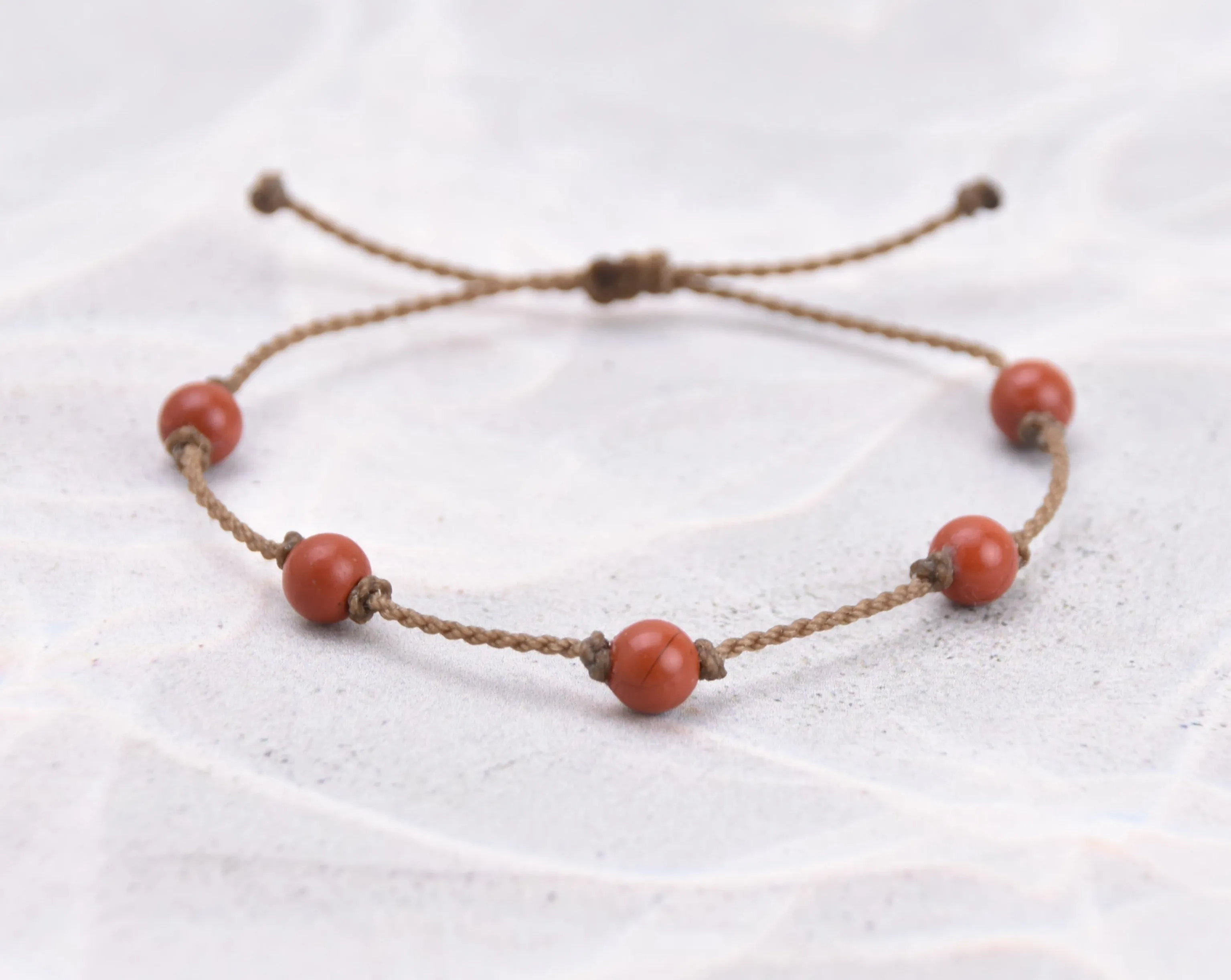 Mookaite & Red Jasper Bracelets