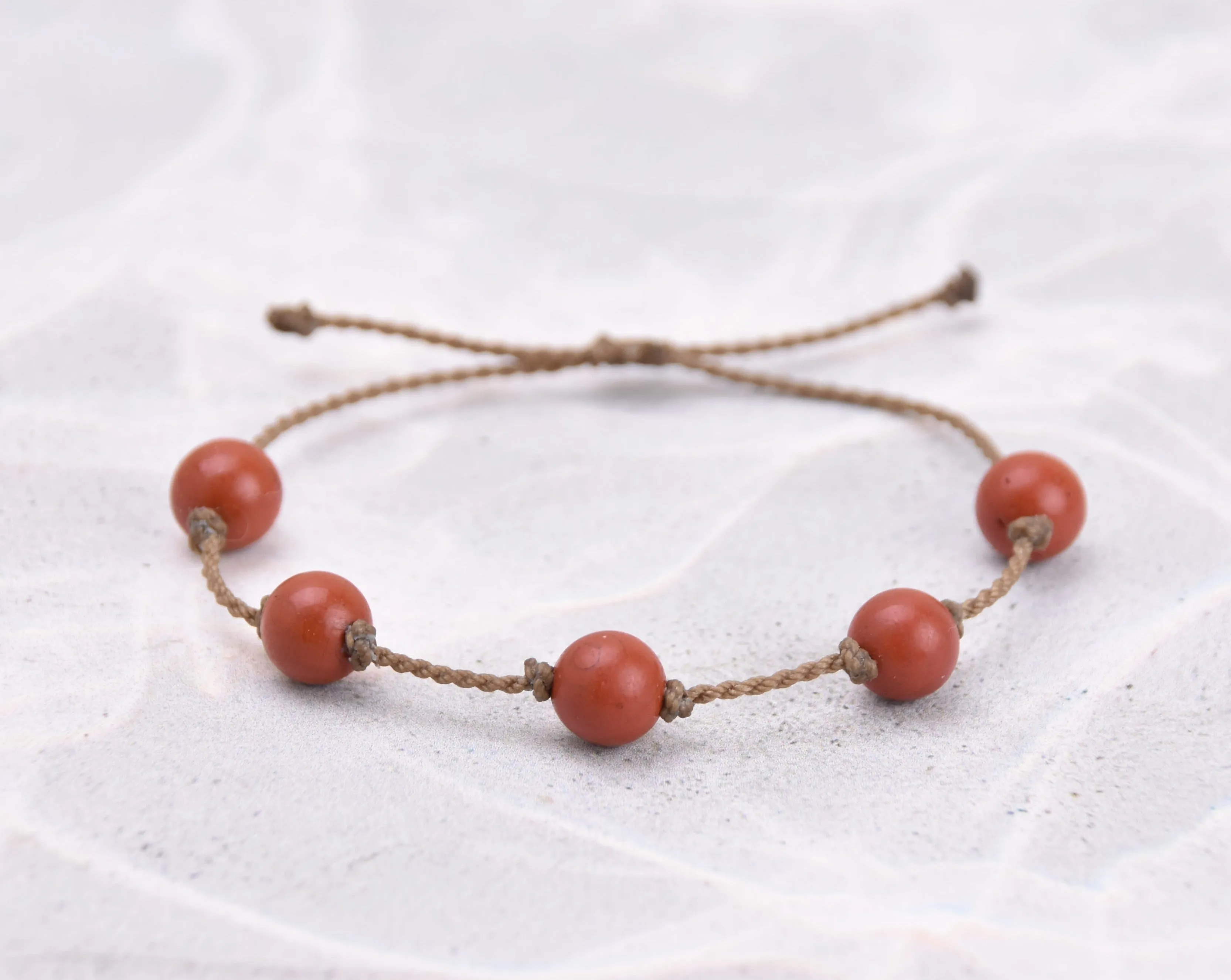 Mookaite & Red Jasper Bracelets