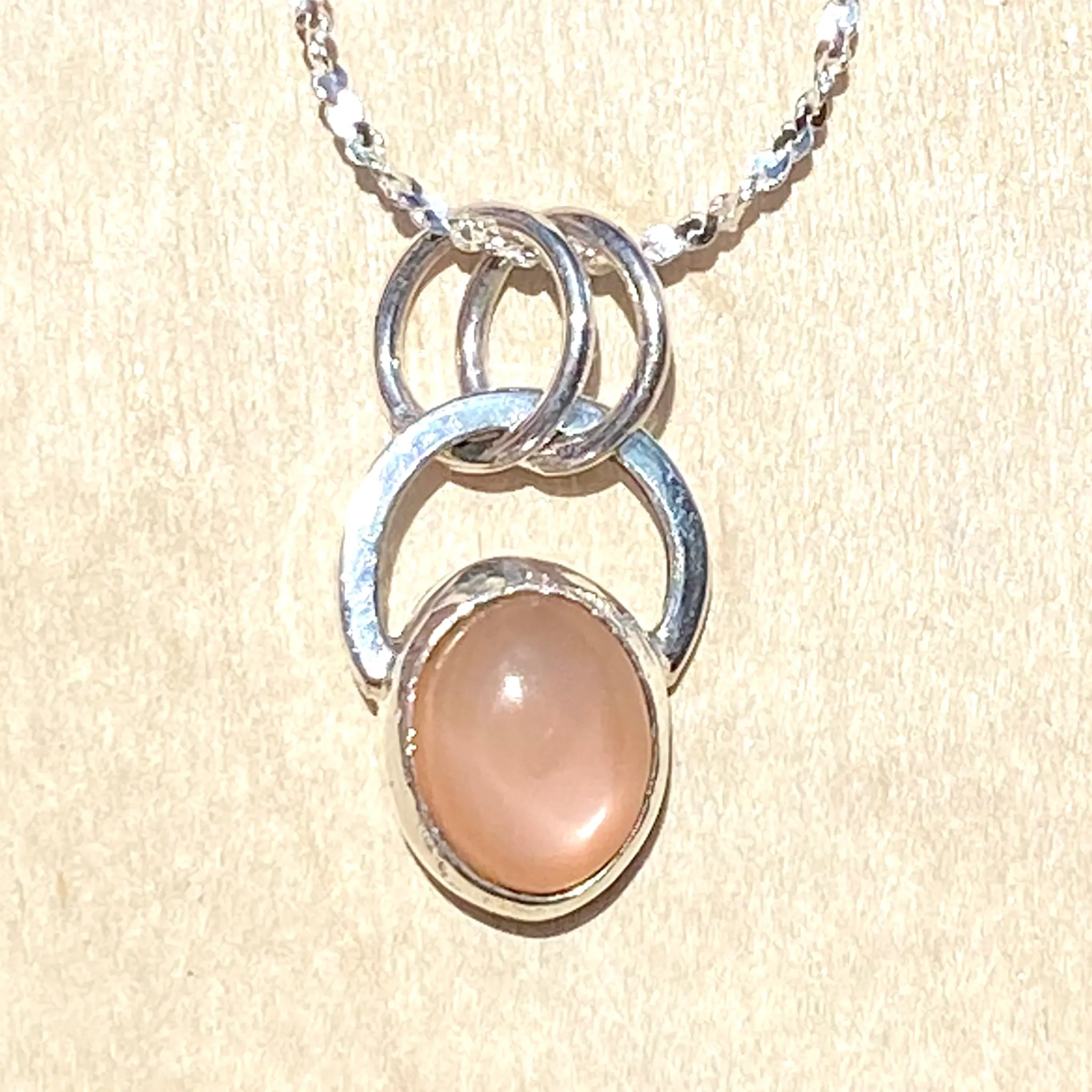 Moonstone Pendant Necklace