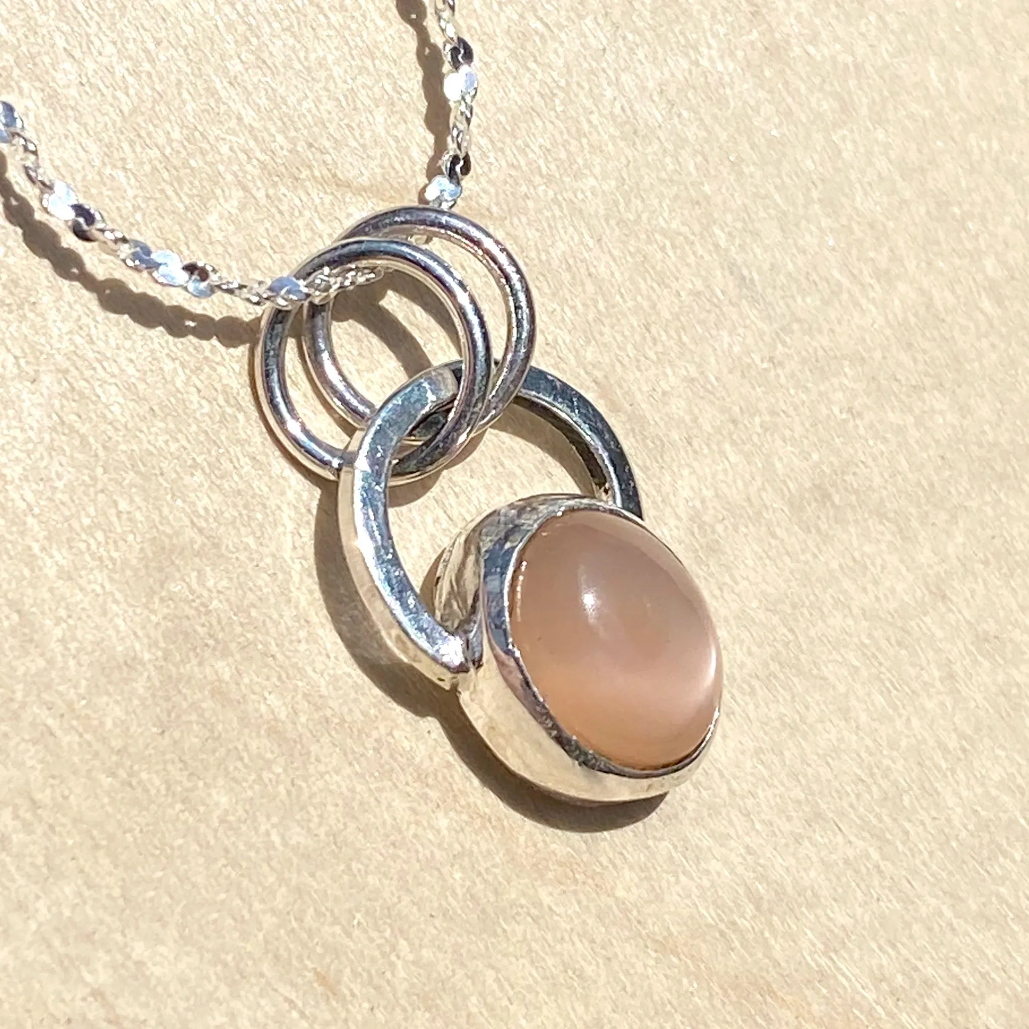 Moonstone Pendant Necklace