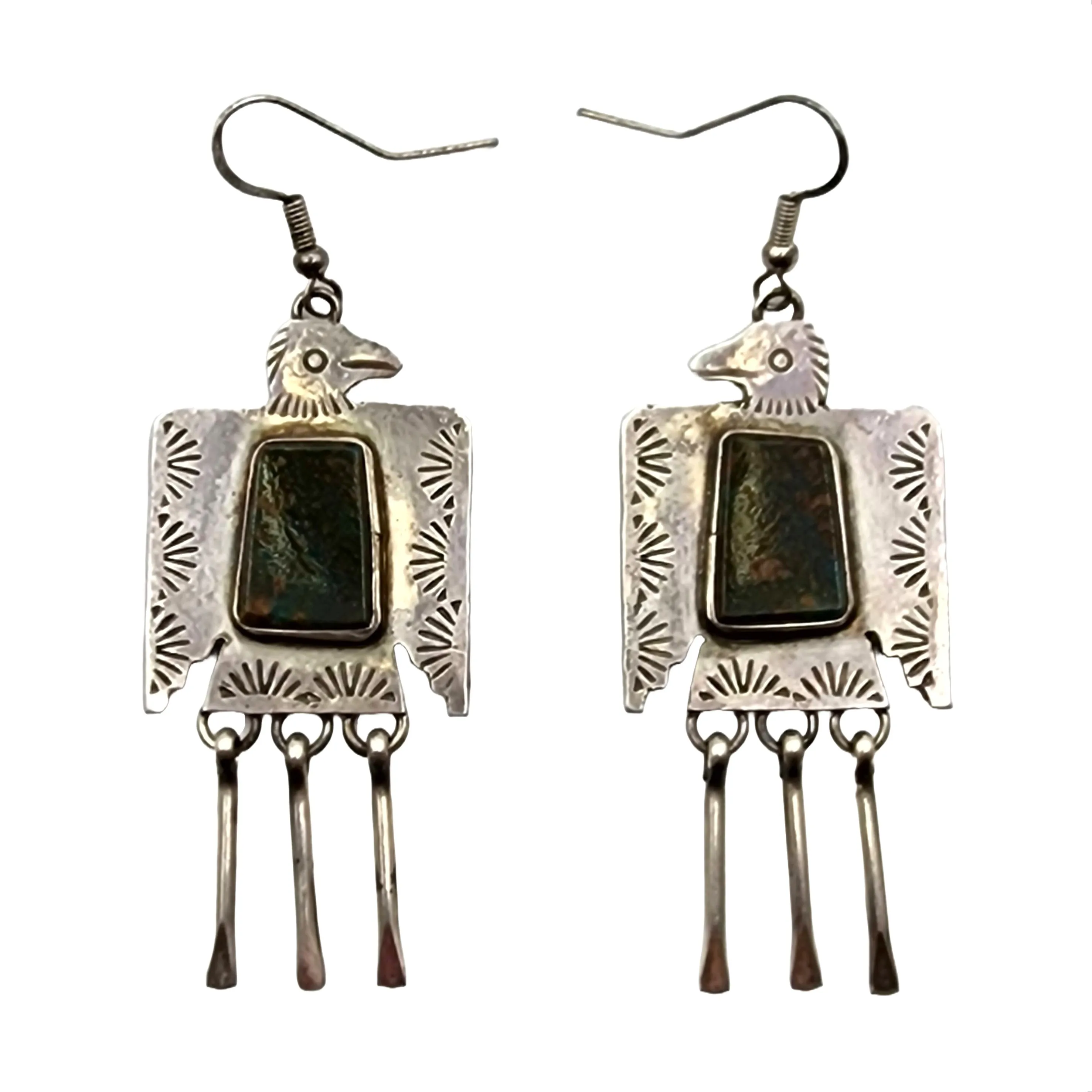 Navajo Thunderbird Earrings