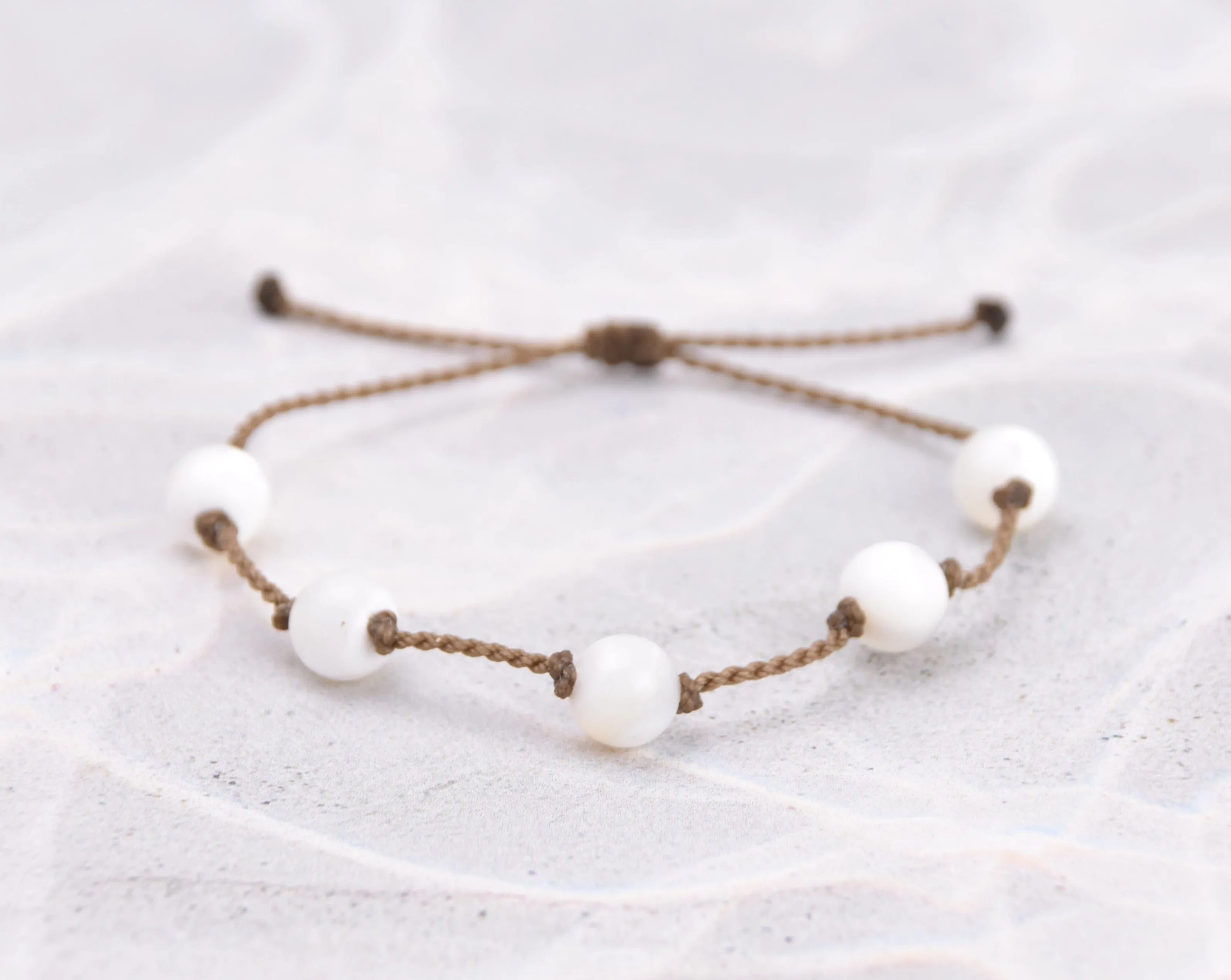 Opalite, Moonstone & Howlite Bracelets