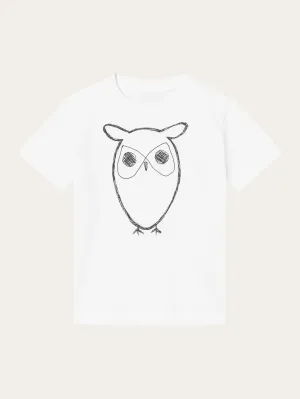 Owl t-shirt - Bright White