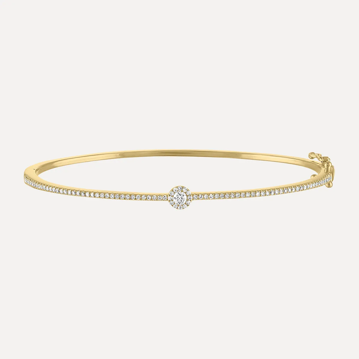 Pave Diamond Bangle Bracelet