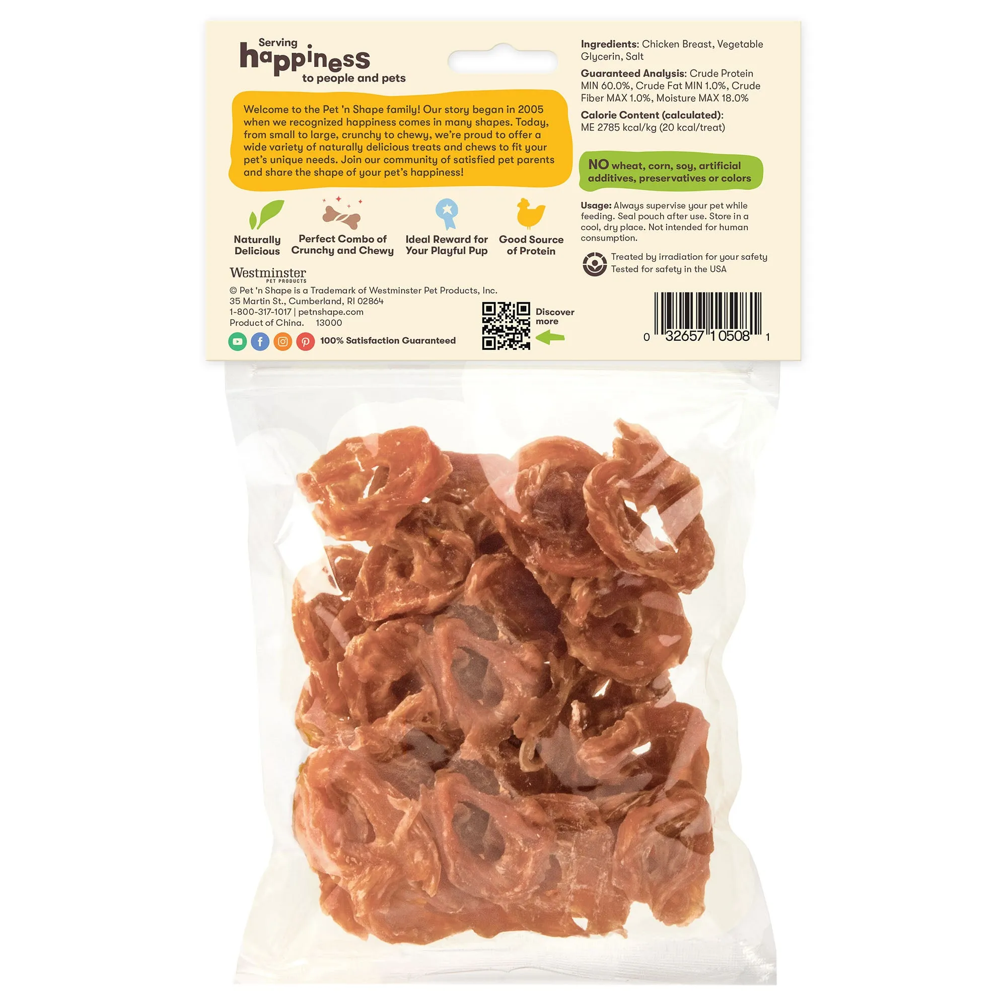 Pet 'n Shape Chik 'n Rings Dog Treat 8oz