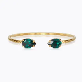 Petite Drop Bracelet / Emerald