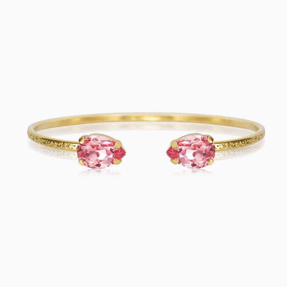 Petite Drop Bracelet / Light Rose