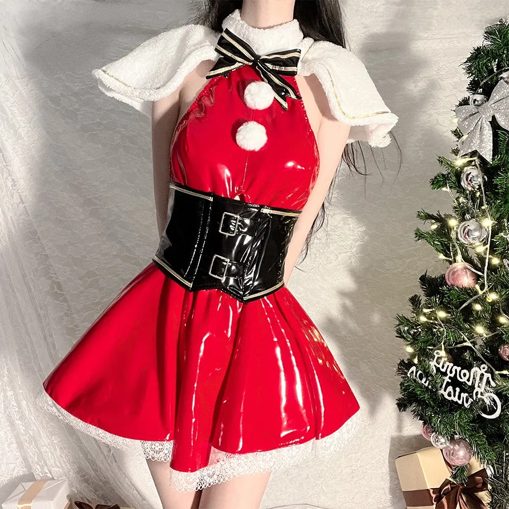 Rabbit Ear Leather Cosplay Dress