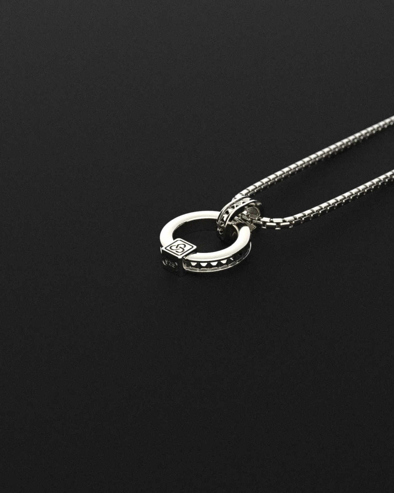 Raw Circle Pendant