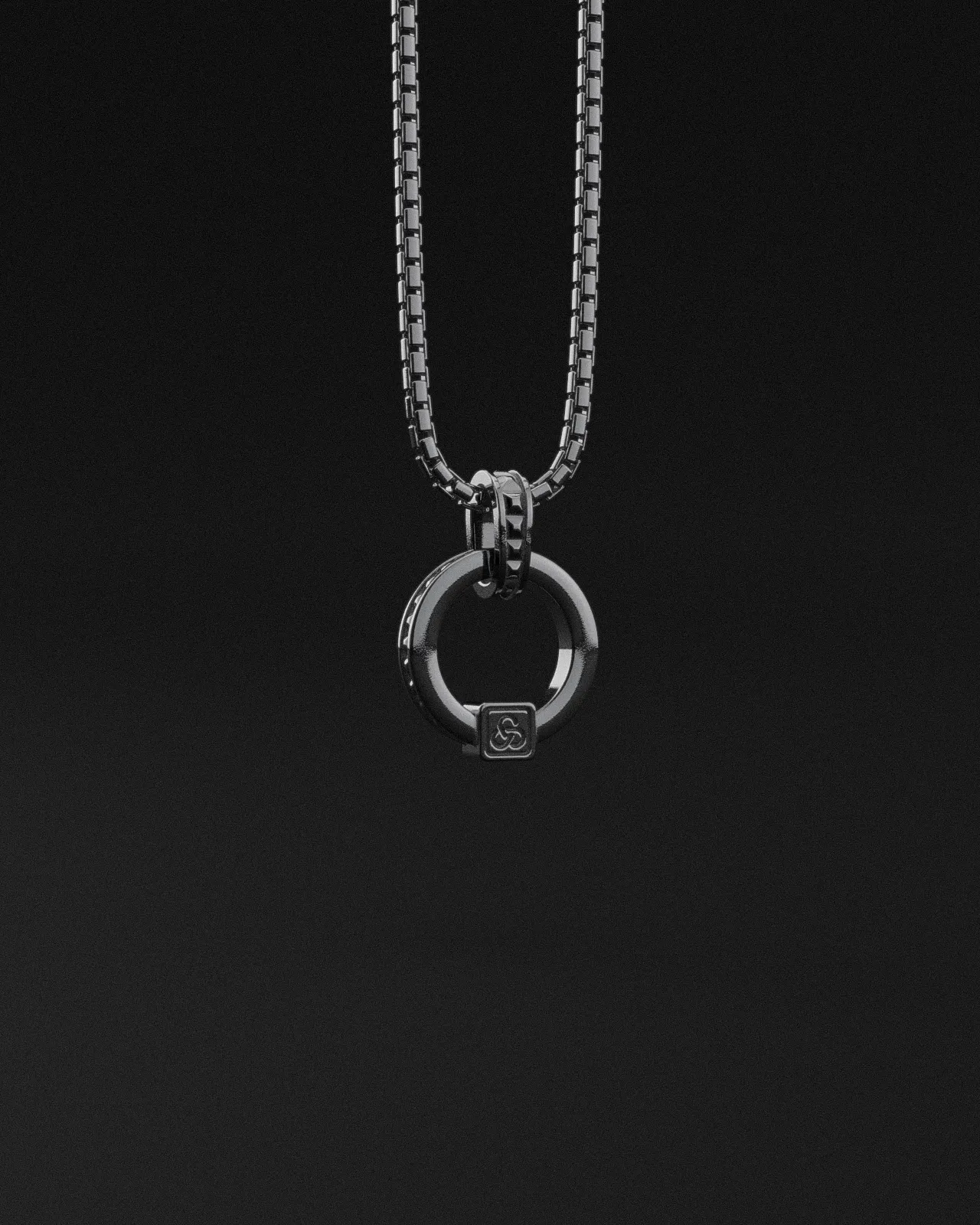 Raw Circle Pendant