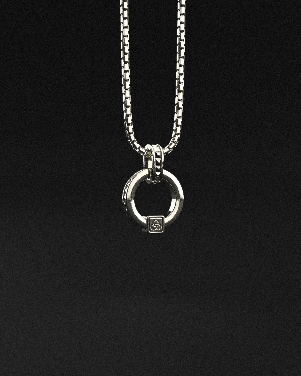 Raw Circle Pendant