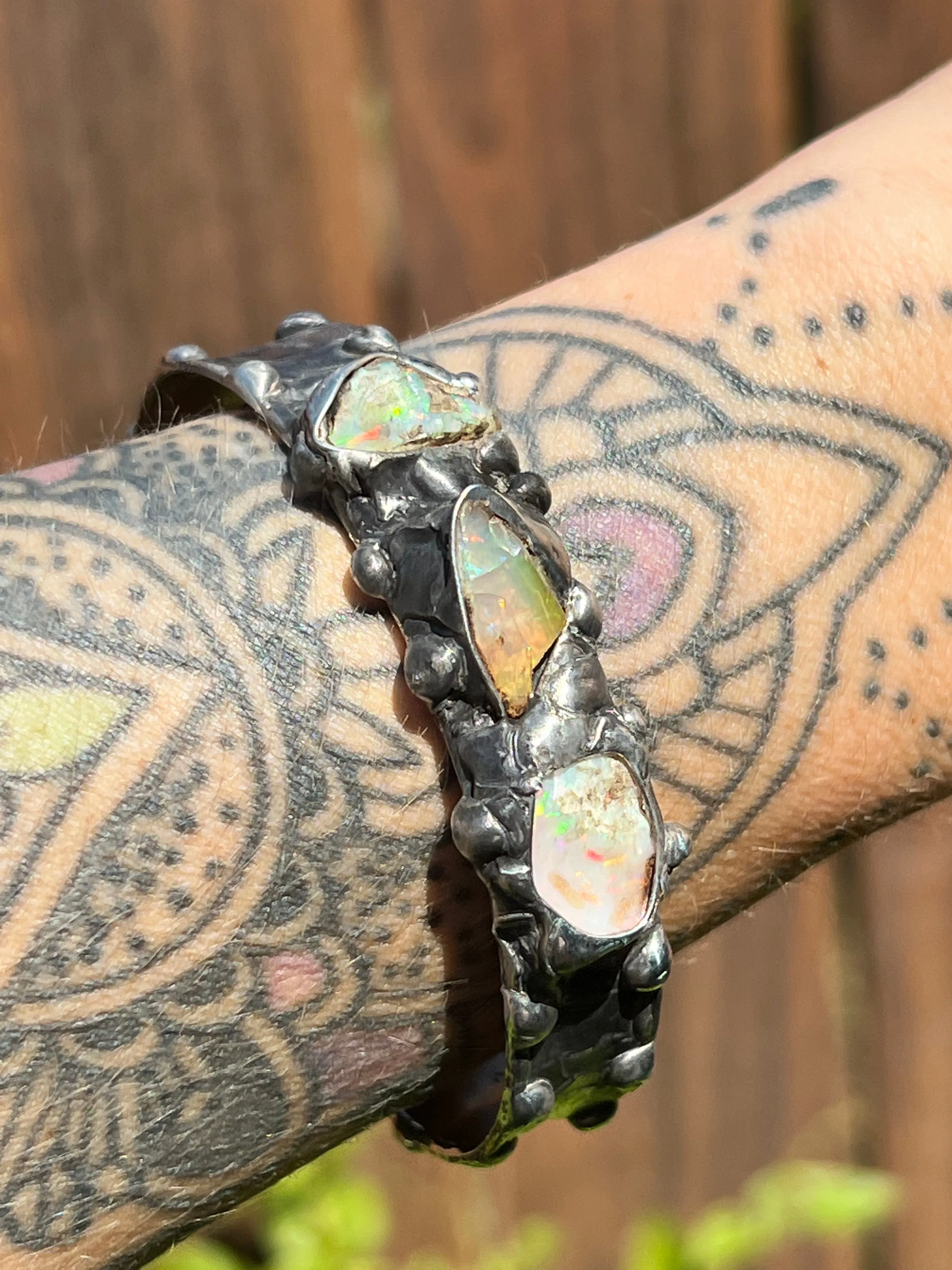 Raw Opal Bangle no.3