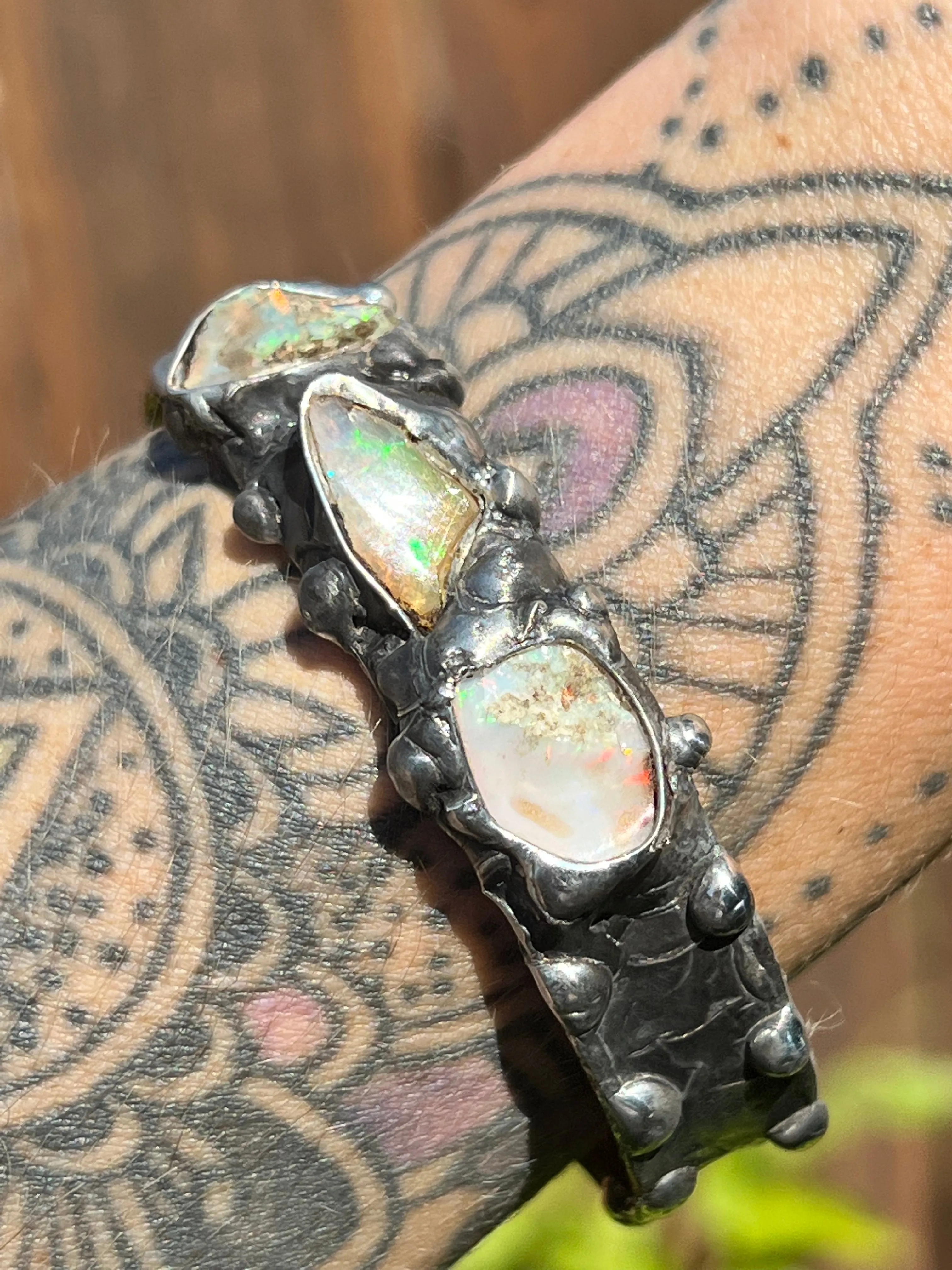 Raw Opal Bangle no.3