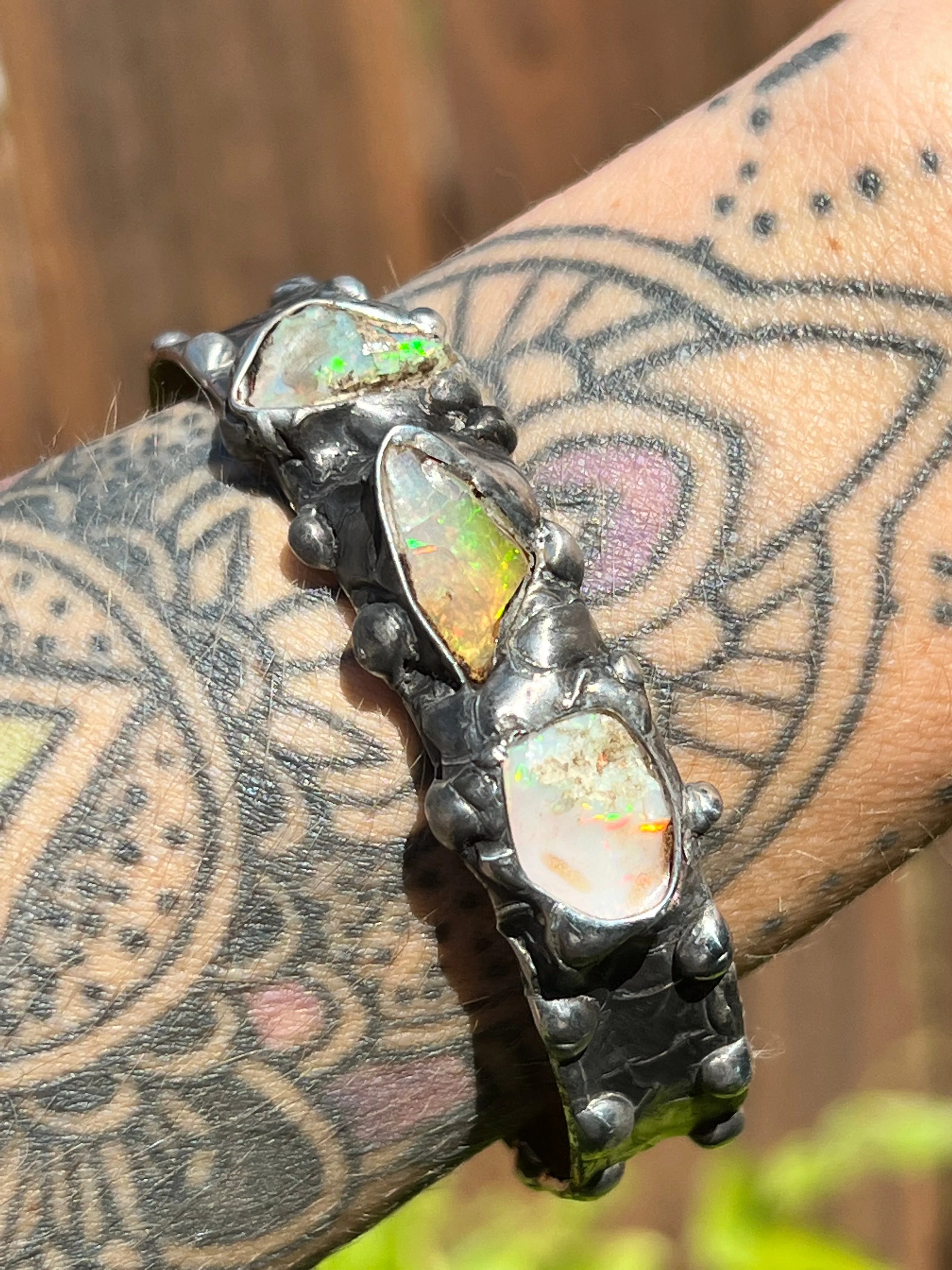 Raw Opal Bangle no.3