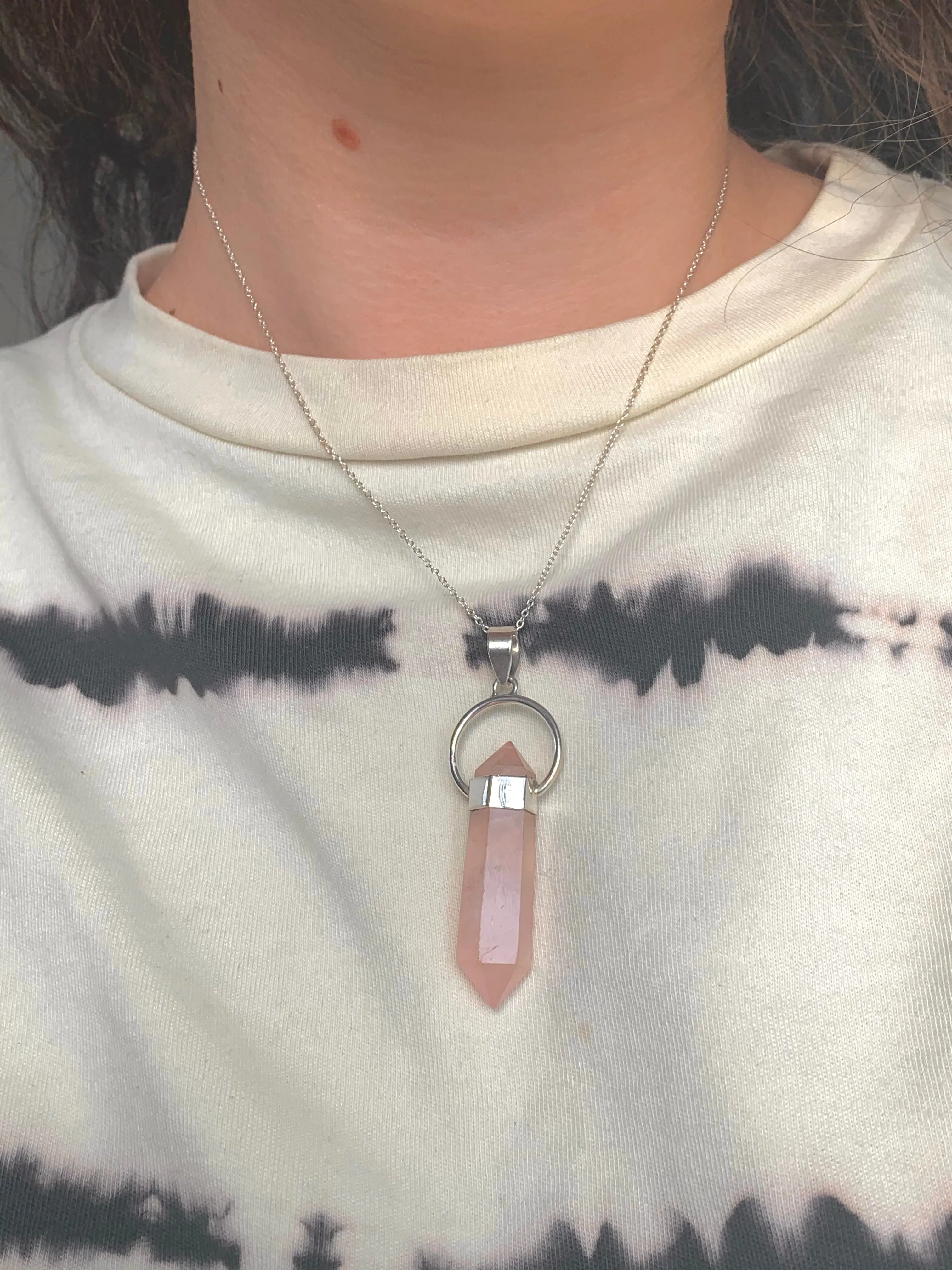 Rose Quartz Alenaria Pendant