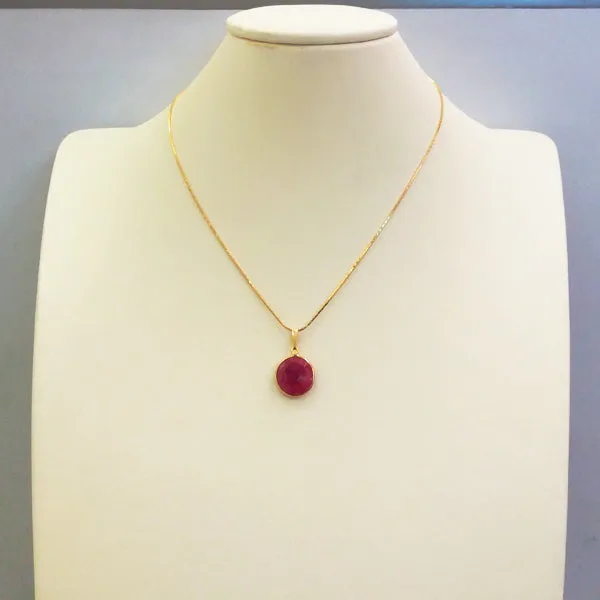 Ruby Single Pendant