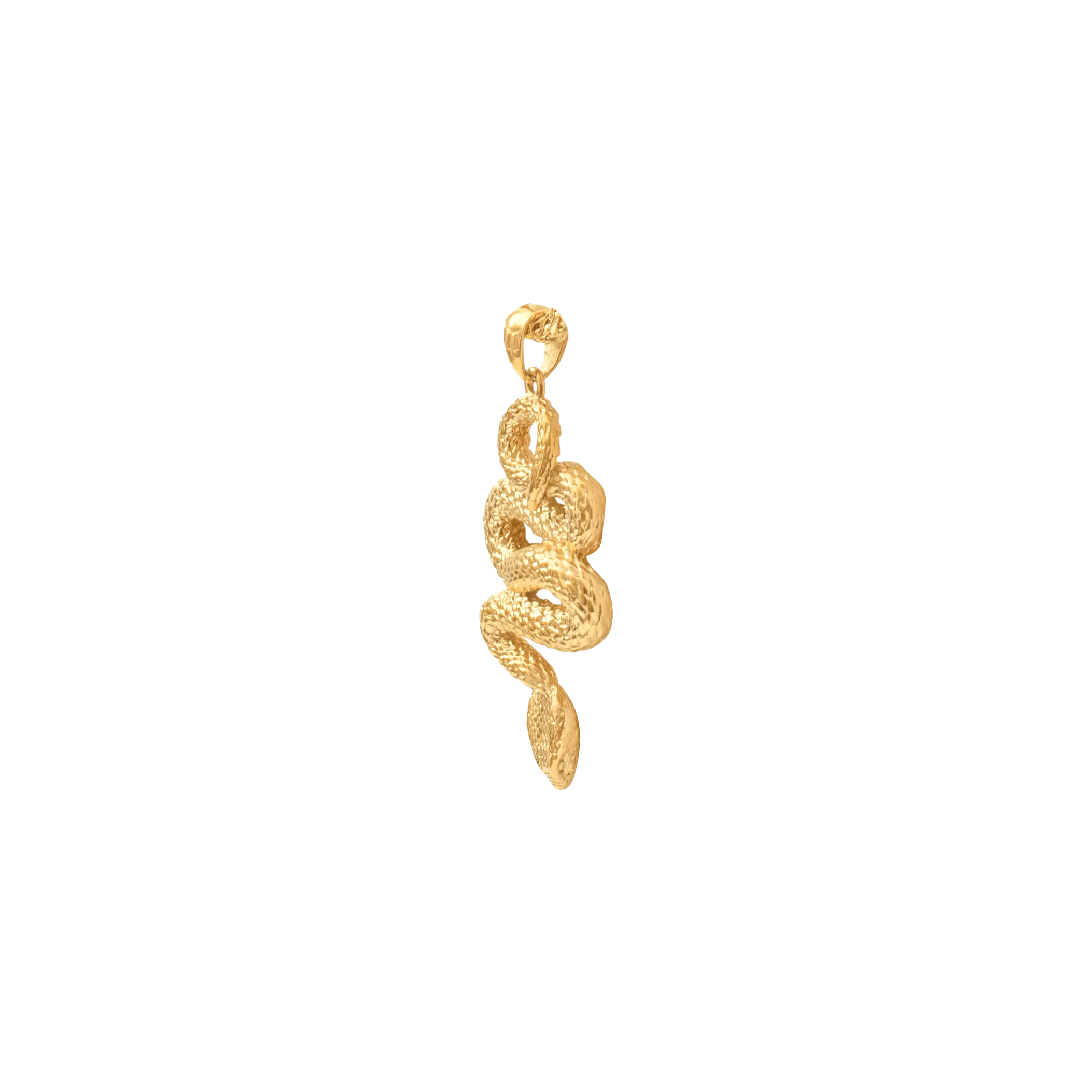 Serpent Pendant - Gold