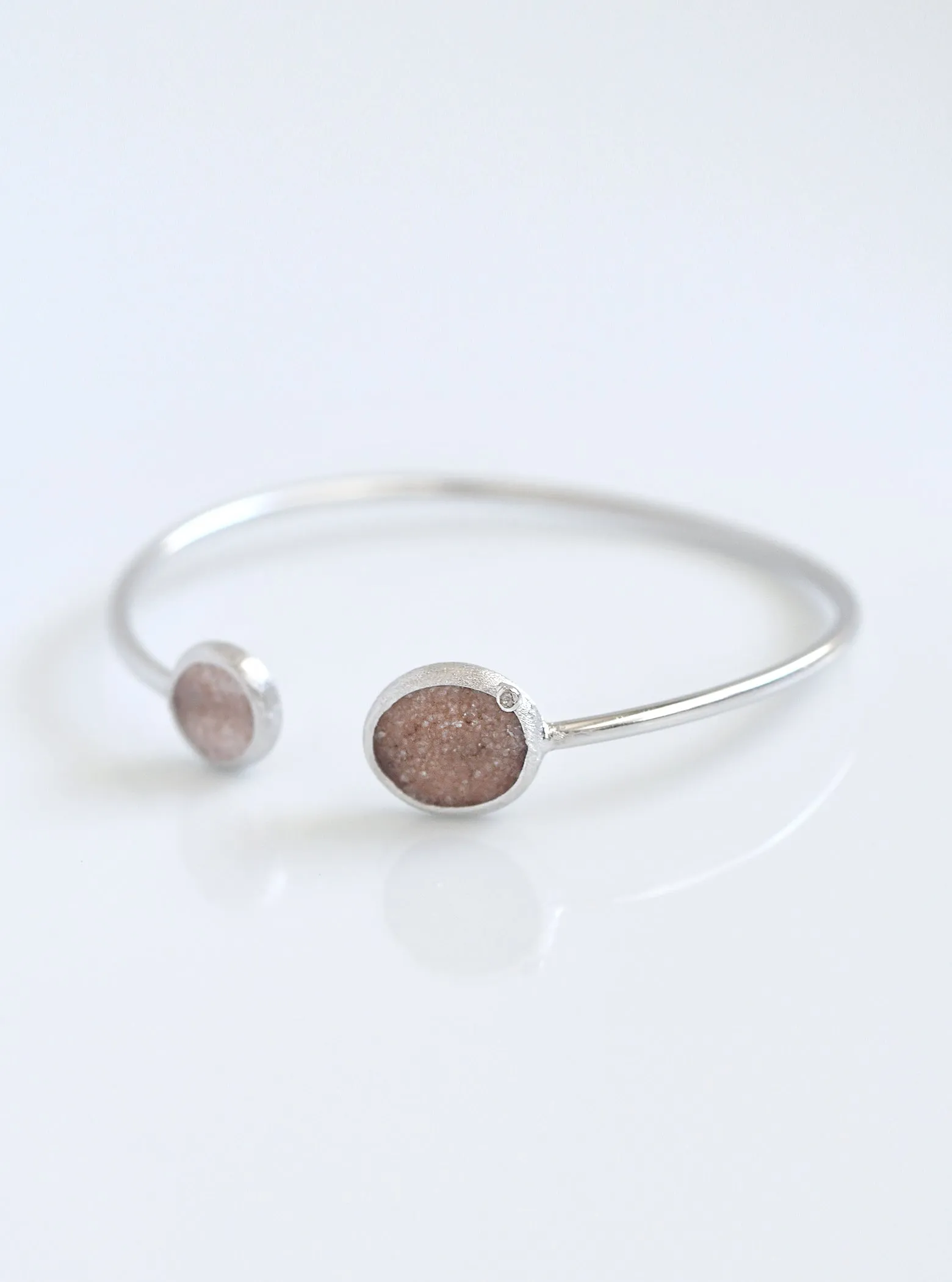 Shining Druzy Double Bangle