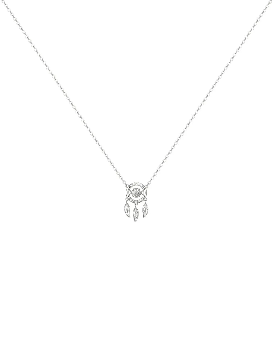 Silver Dreamcatcher Necklace