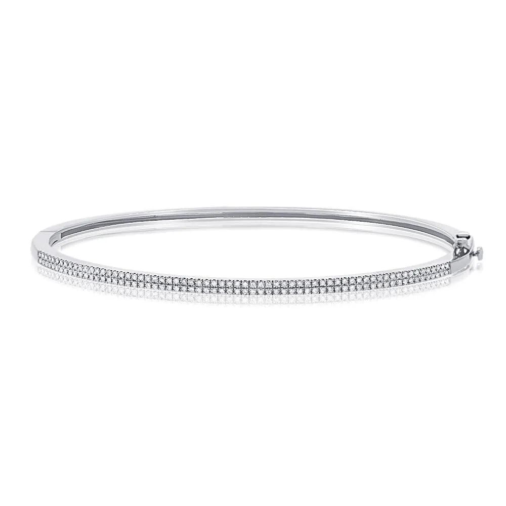 Slim Pave Bangle