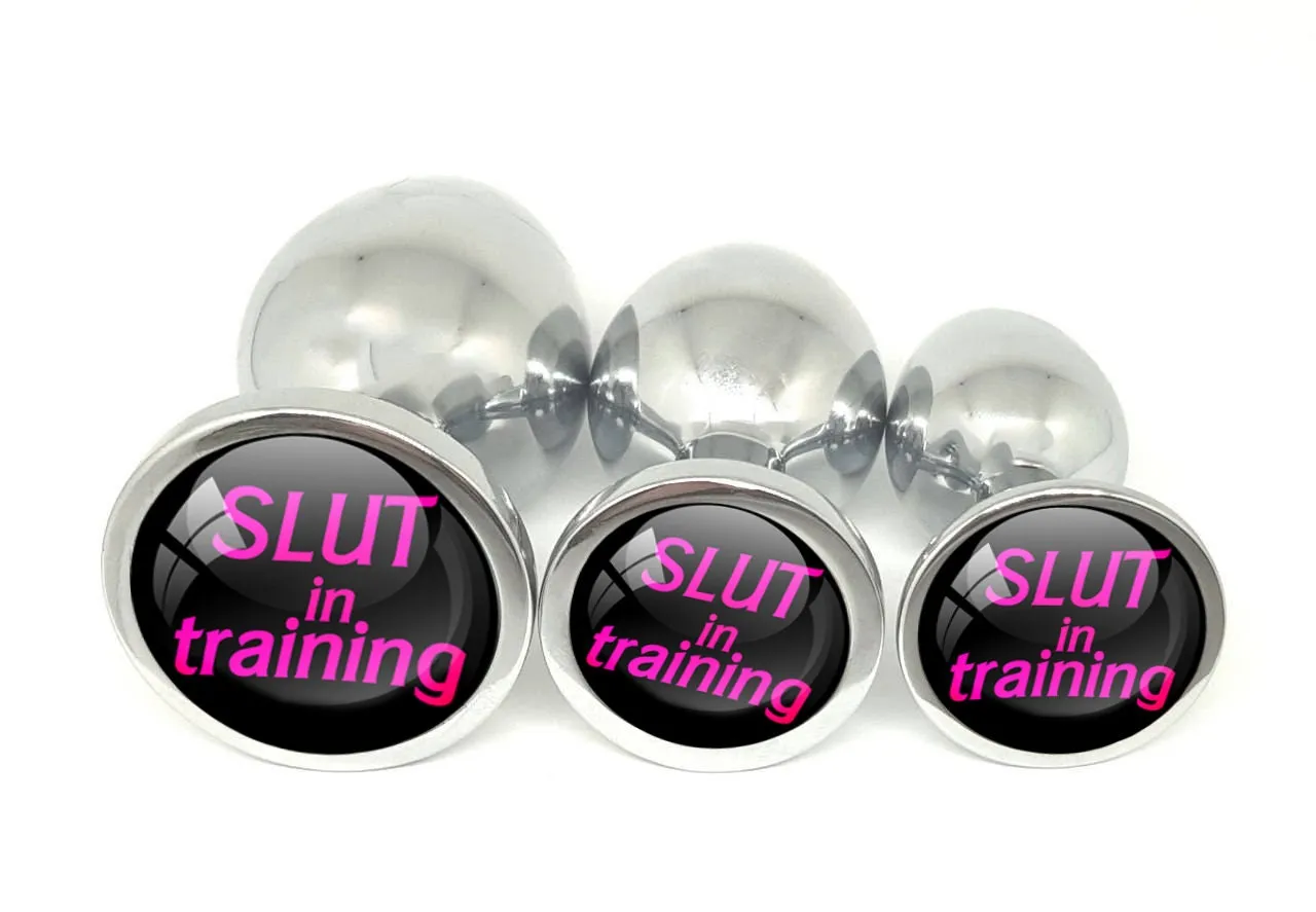 SLUT IN TRAINING - daddys kitten Butt Plug in 3 sizes ddlg cglg Babydoll hotwife hot wife shared vixen baby girl bdsm owned cum slut