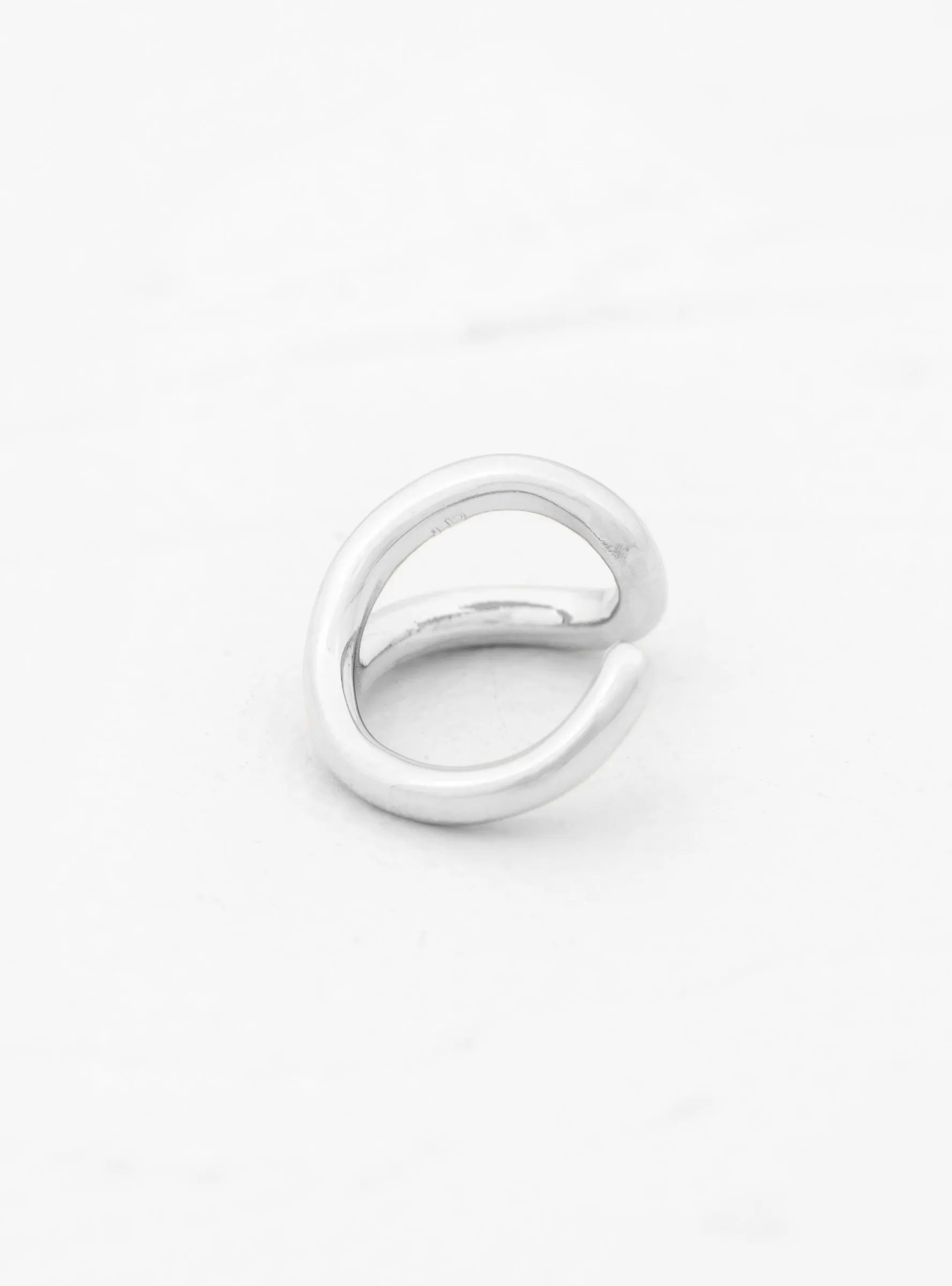 Small Link Silver Ear Cuff