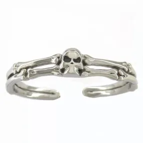 Small Single Skull Bangle