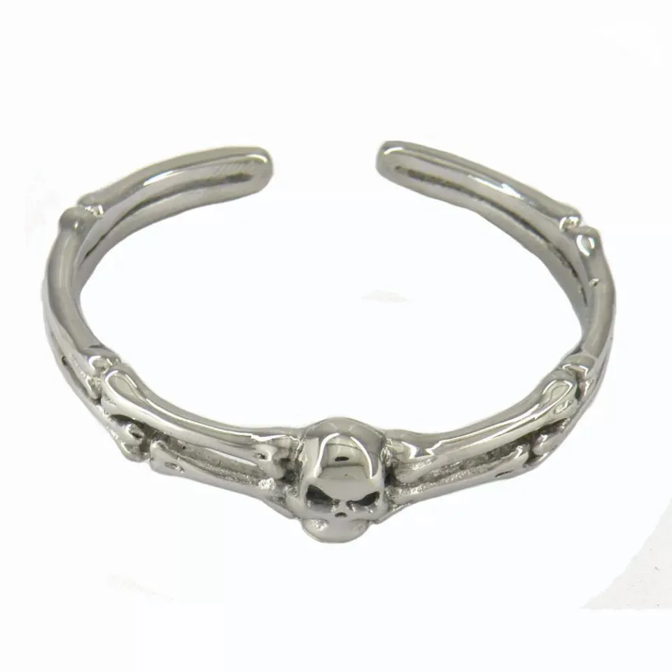 Small Single Skull Bangle