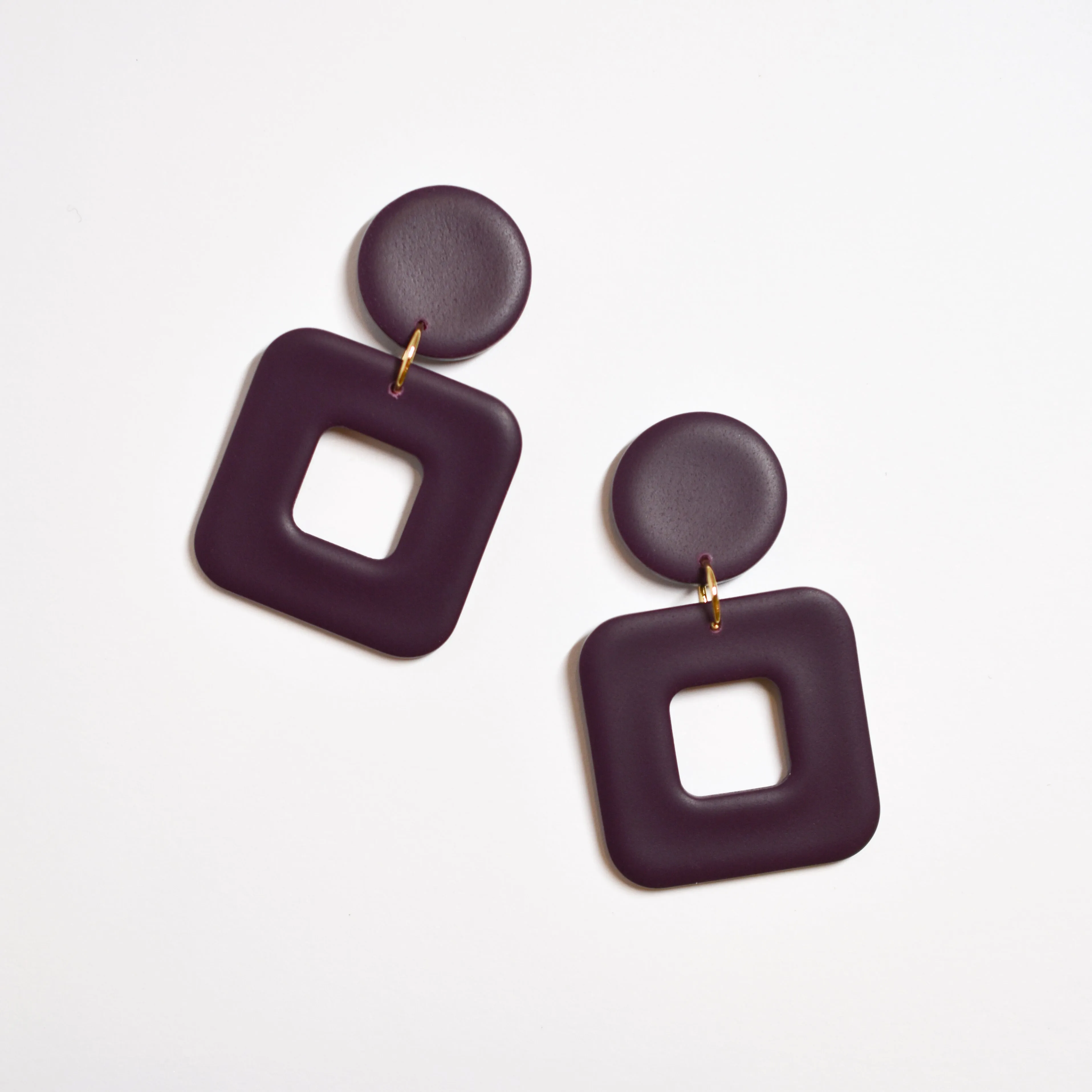 Square Drop Earrings