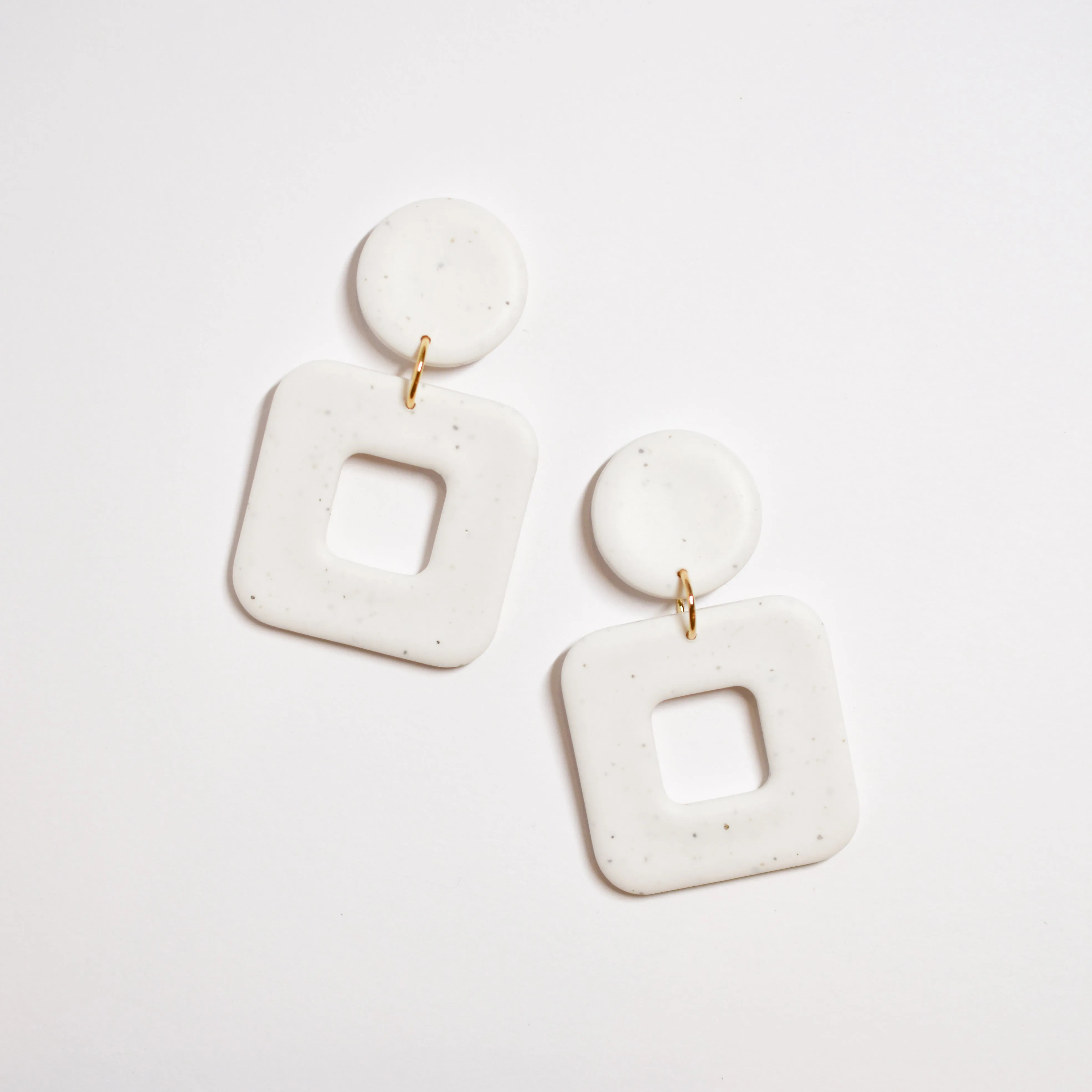 Square Drop Earrings