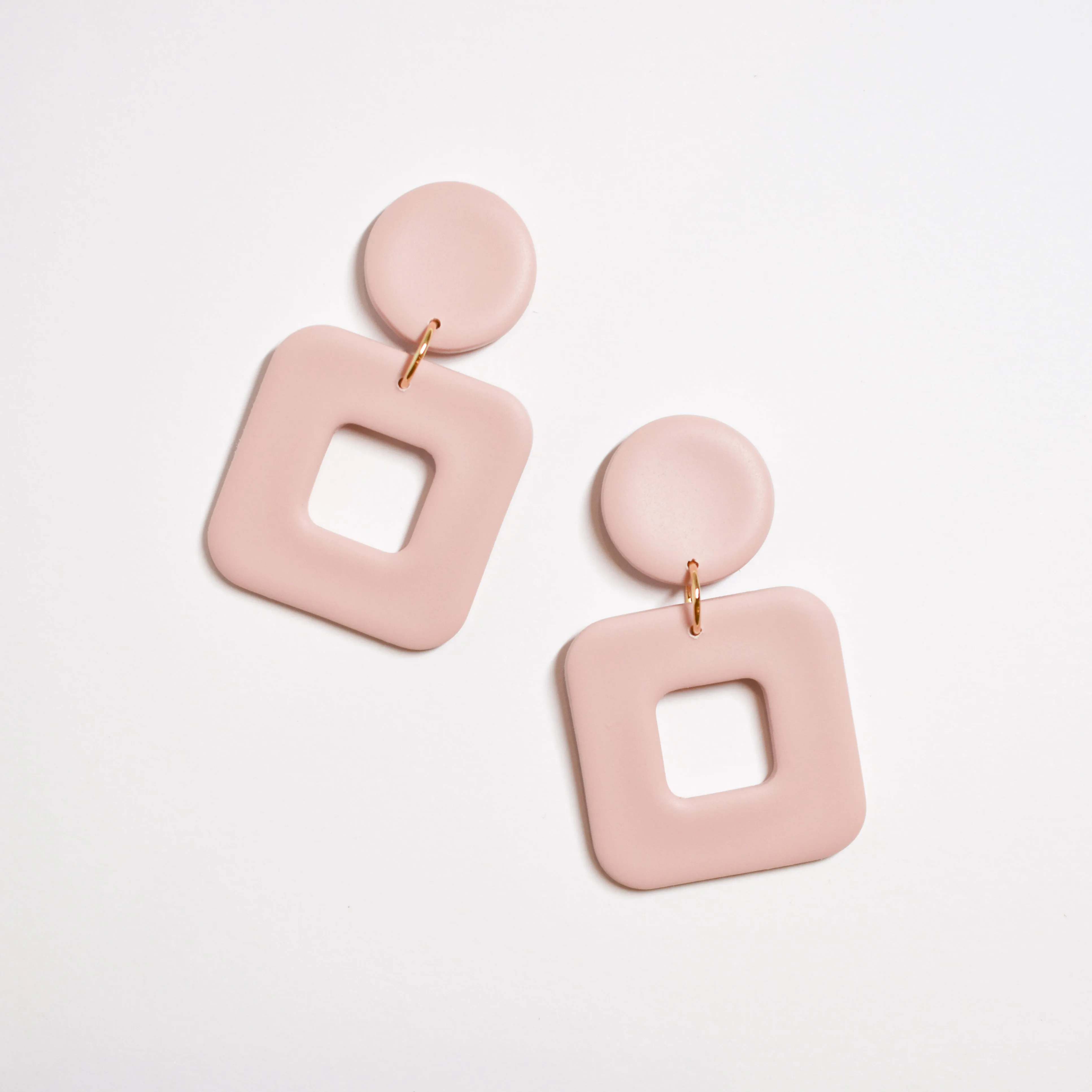 Square Drop Earrings