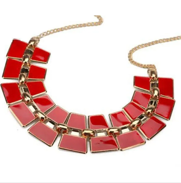 Statement Bib Choker Necklace