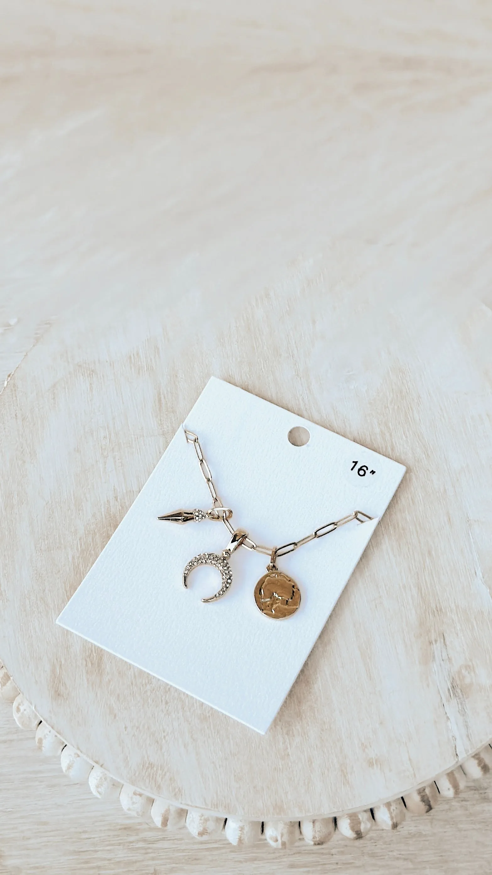 The Gold Coin Charm Necklace