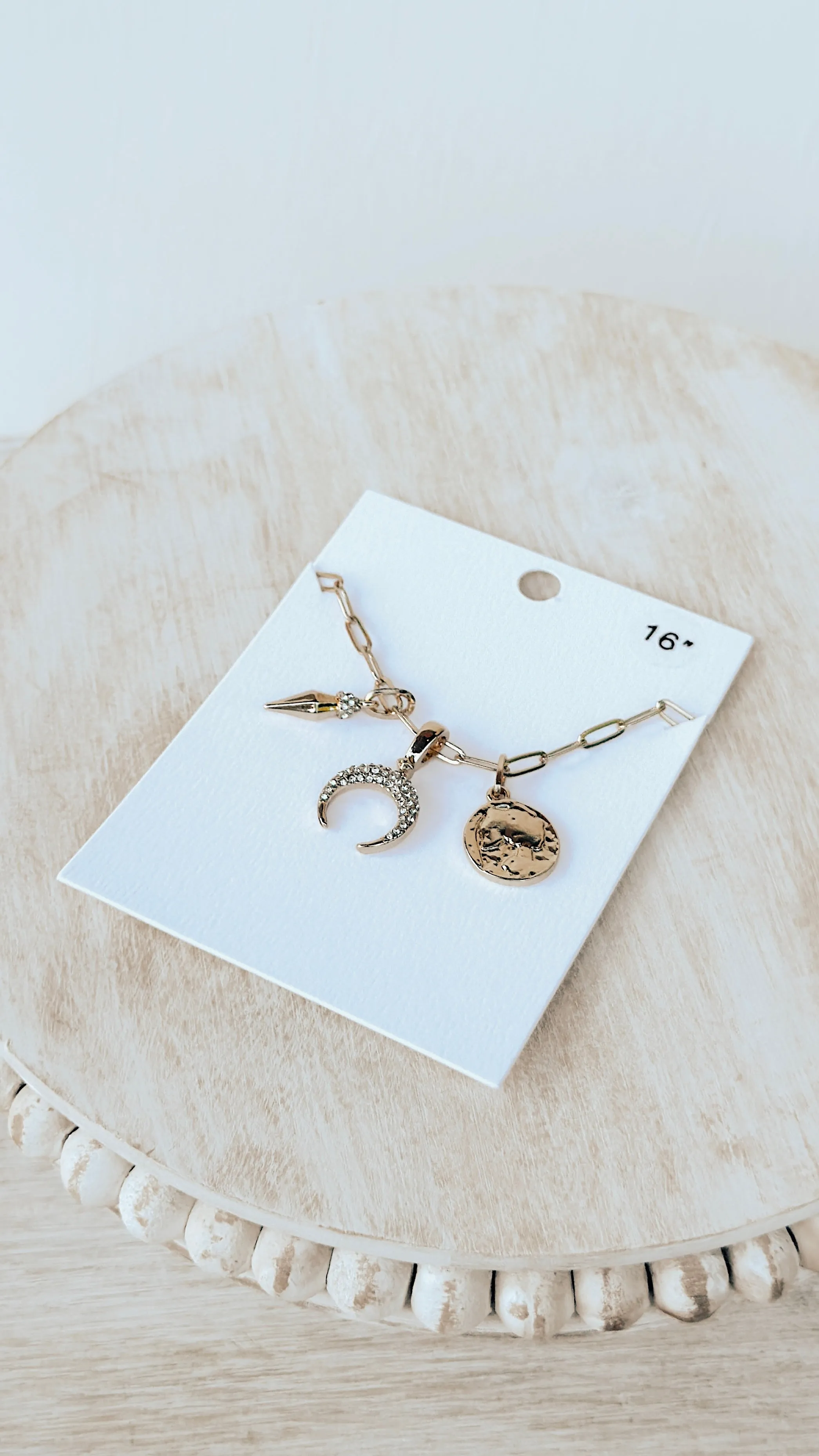 The Gold Coin Charm Necklace